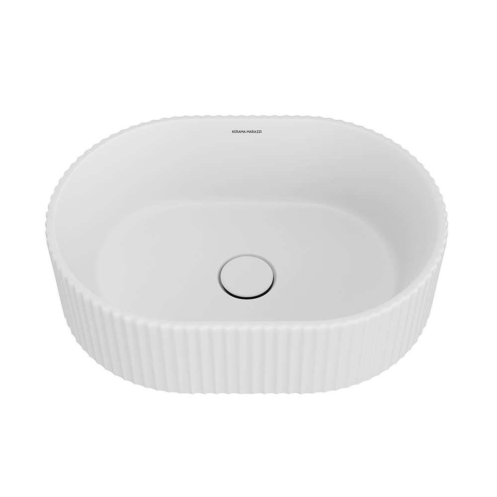 VE.wb.50/WHT.M Раковина ARTBASIN Vento/АртБейзин Венто накладная 50, белая матовая арт. 117452