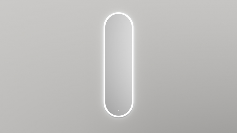 Salini ARMONIA Зеркало овальное, 450хH1585 мм с двойной LED подсветкой 3в1 3000-6000К
