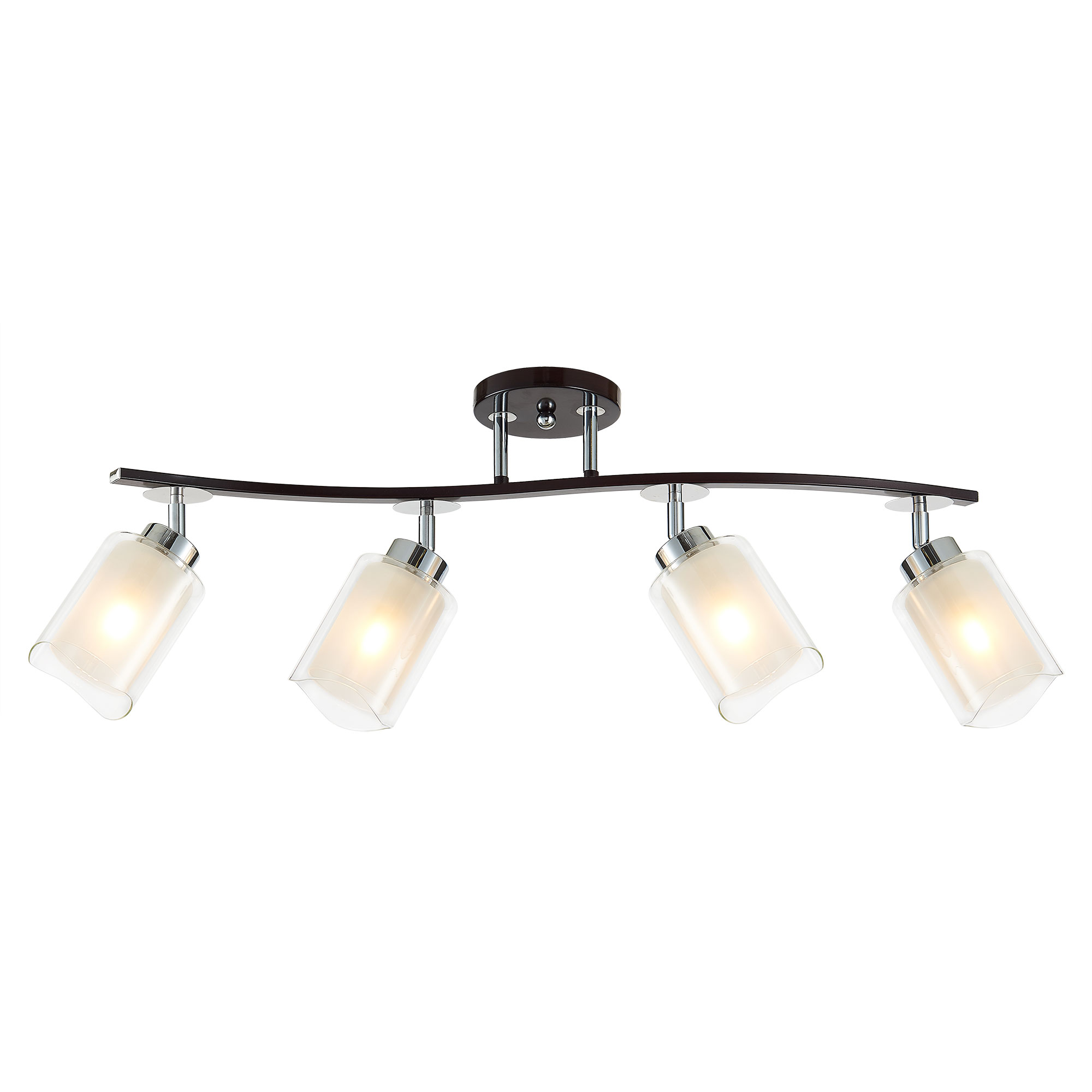 Citilux Фортуна CL156142 Люстра с поворотными плафонами Венге Хром арт. 88350