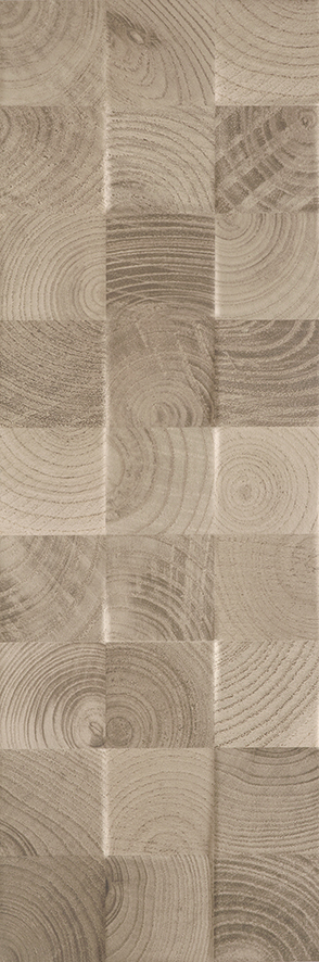 Daikiri Brown Wood Kostki Struktura Плитка настенная 25х75 арт. 25799