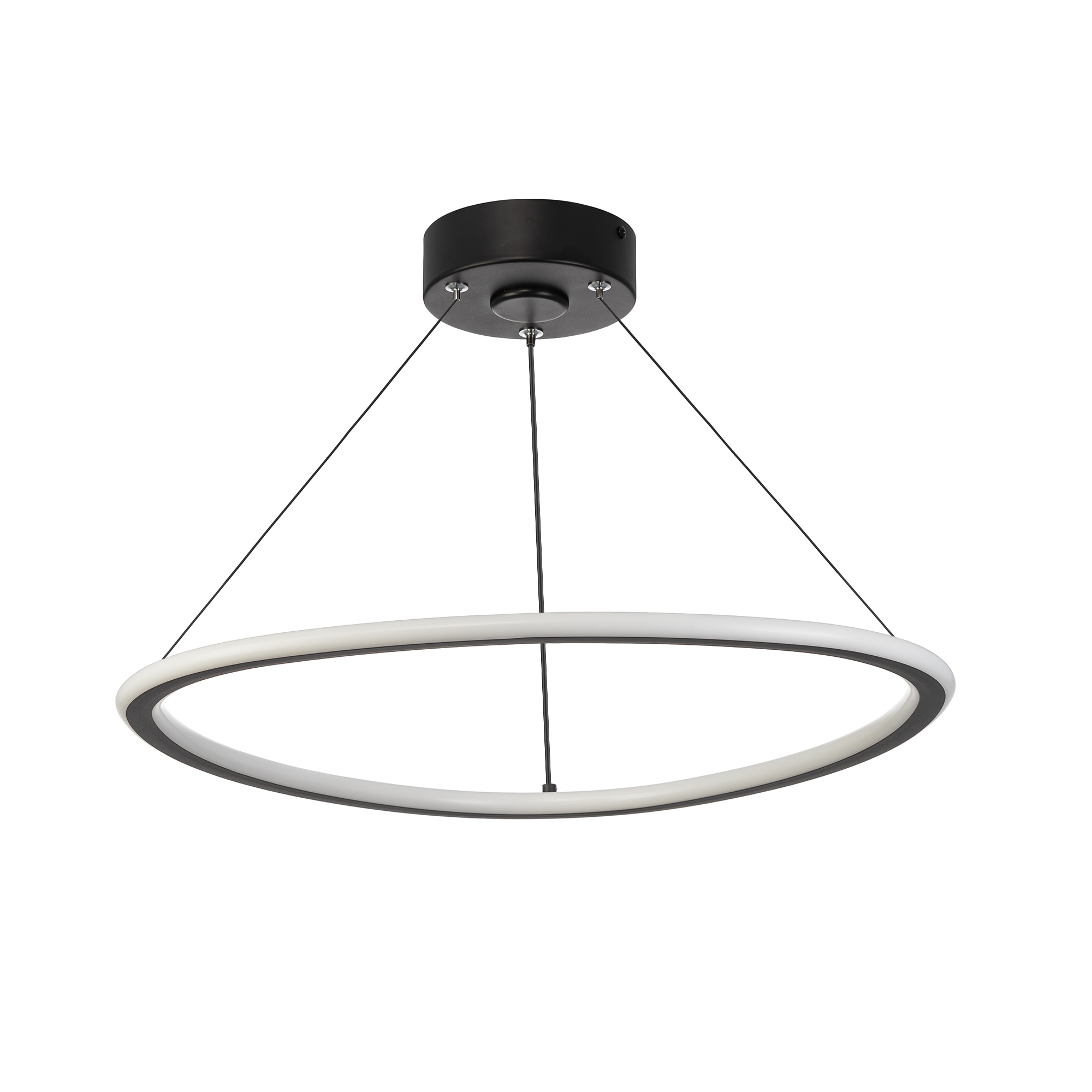 Citilux TRIO CL215B051 LED Люстра подвесная с пультом Чёрная арт. 89390
