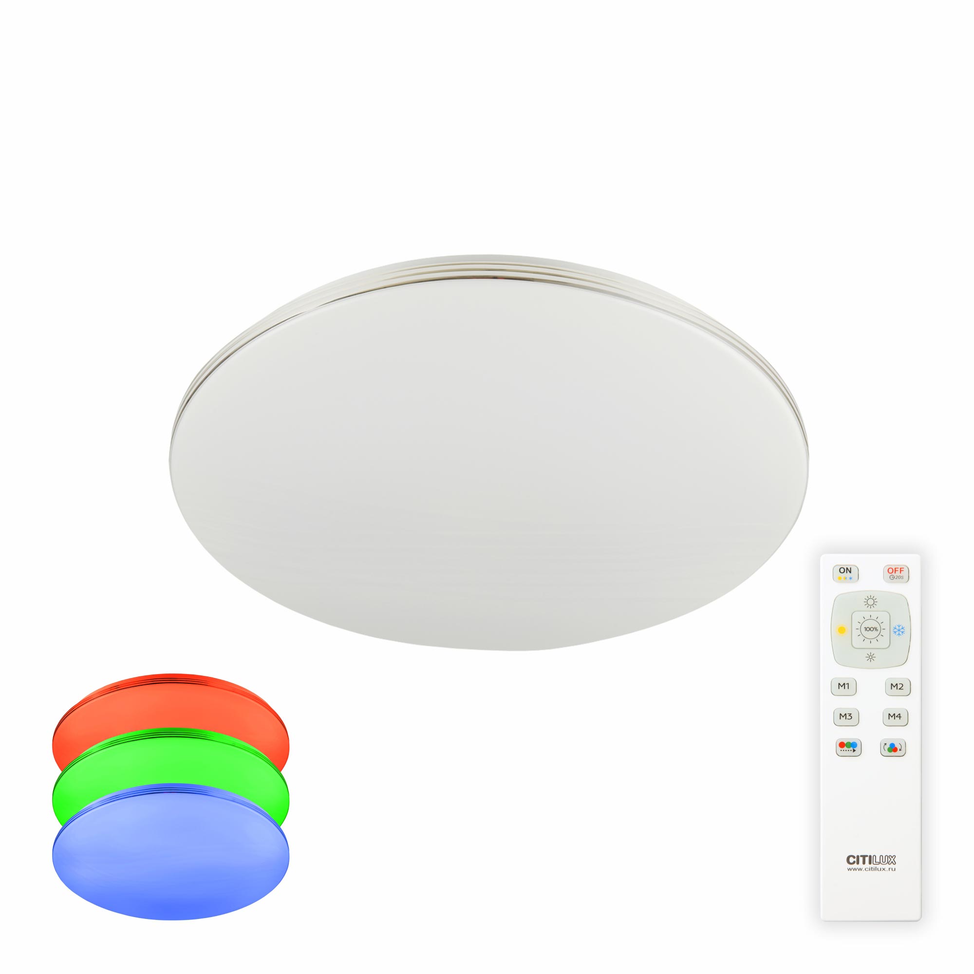 Citilux Симпла CL714330G RGB Люстра светодиодная с пультом арт. 126369