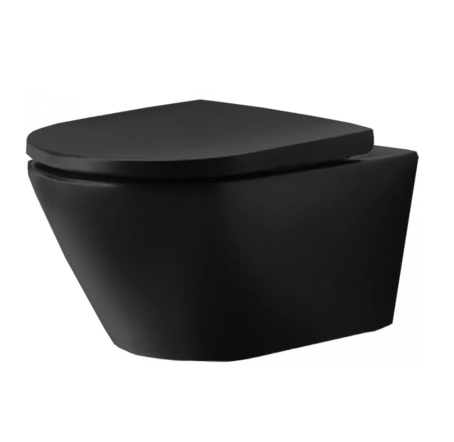 DURAVIT D-Neo Унитаз подвесной Rimless, 370x540 мм, 4,5 л, 89 Антрацит/антрацит матовый арт. 37424
