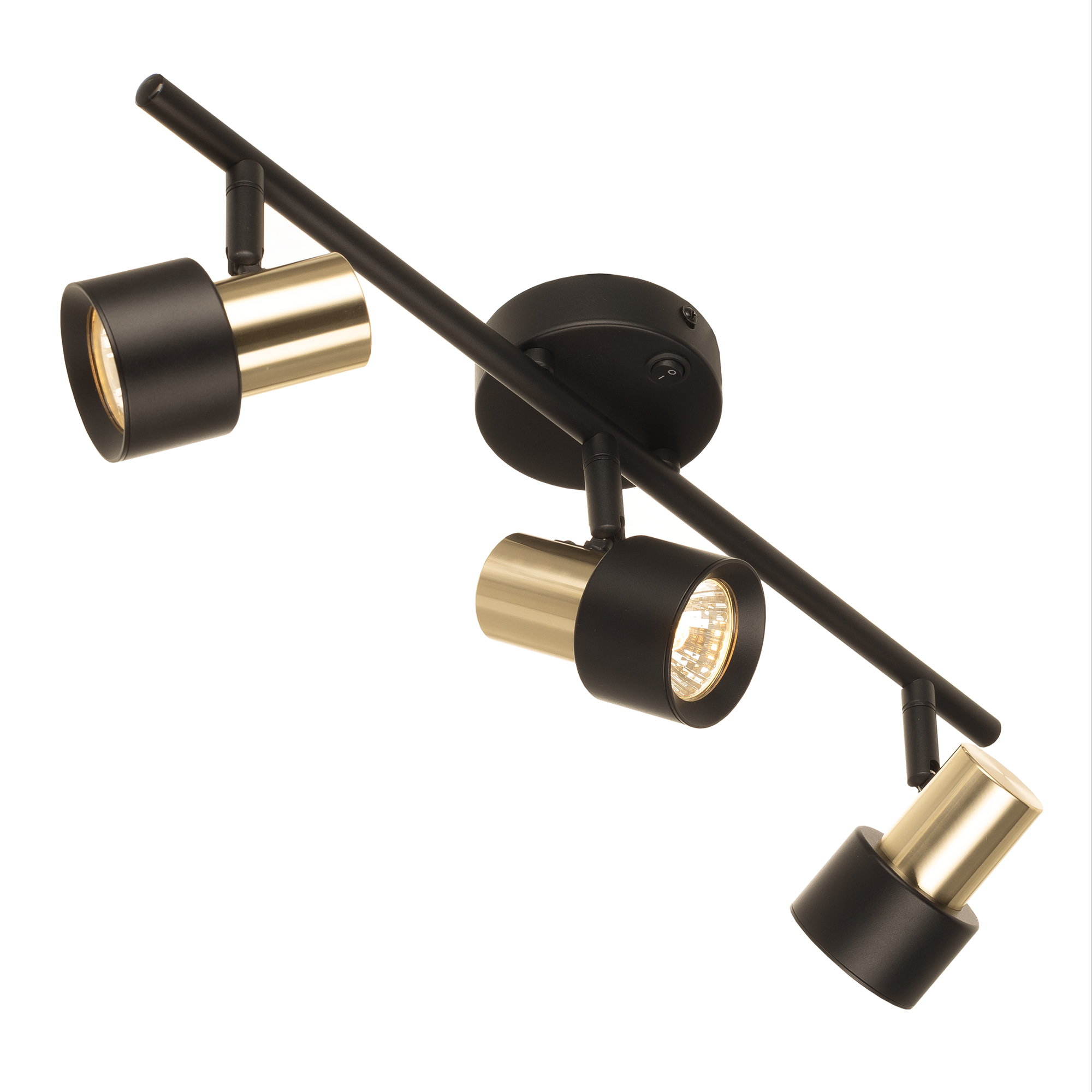 Citilux SAT CL505631 Спот поворотный с выключателем Чёрный+Золото арт. 89272