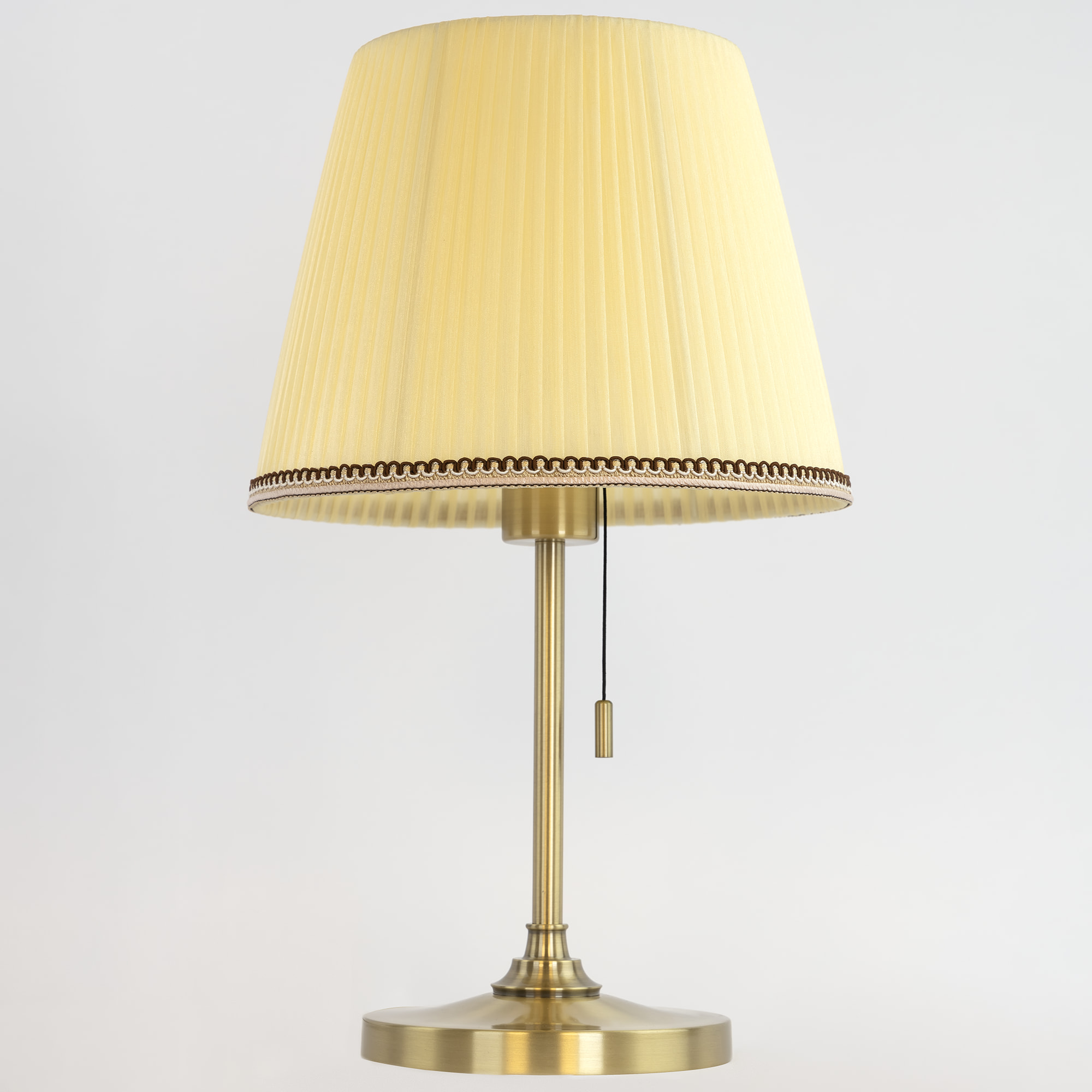 Citilux Линц CL402733 Настольная лампа бронза с кремовым абажуром арт. 89007
