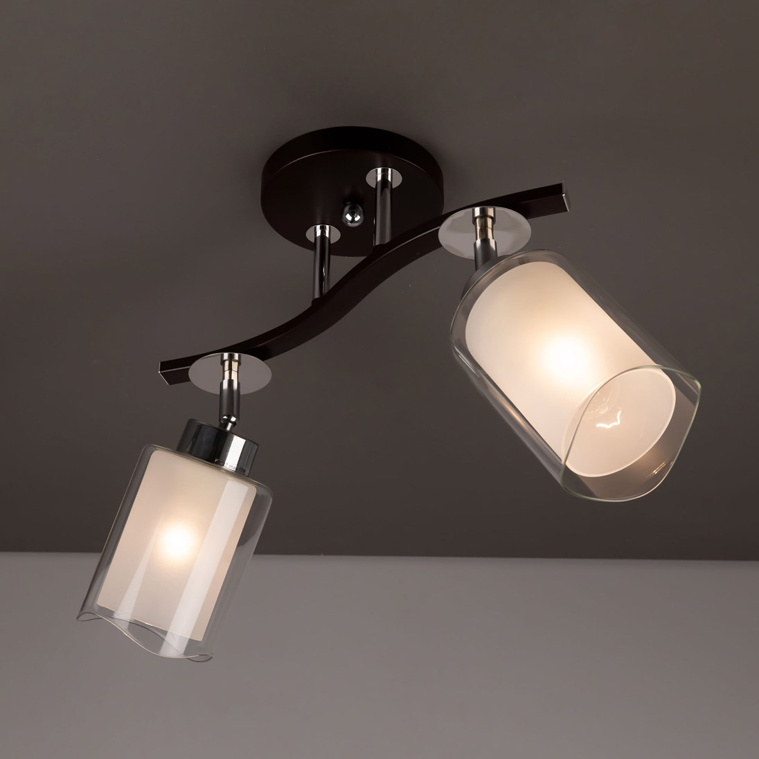 Citilux Фортуна CL156122 Люстра с поворотными плафонами Венге Хром арт. 88284