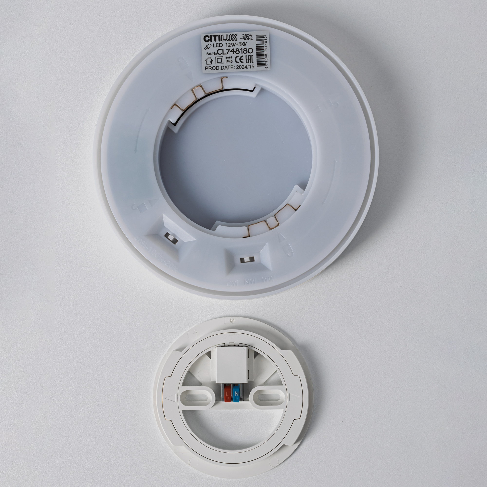 Citilux NORMA CL748180 LED Светильник с подсветкой Белый арт. 89364