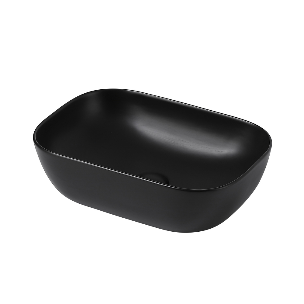 Раковина накладная ABBER Rechteck AC2200MB черная матовая арт. 59747