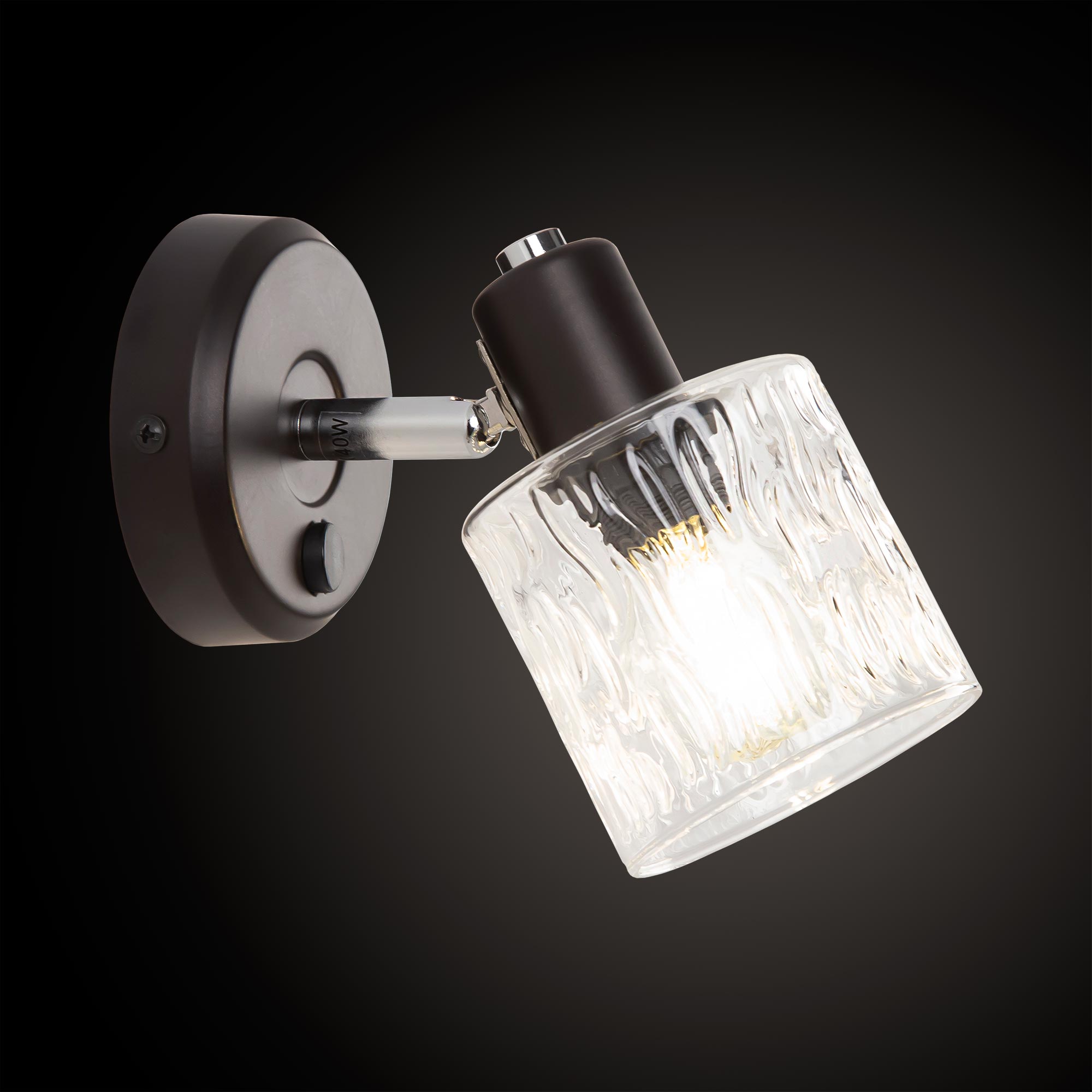 Citilux Артик CL510515 Спот поворотный с выключателем Венге арт. 88627