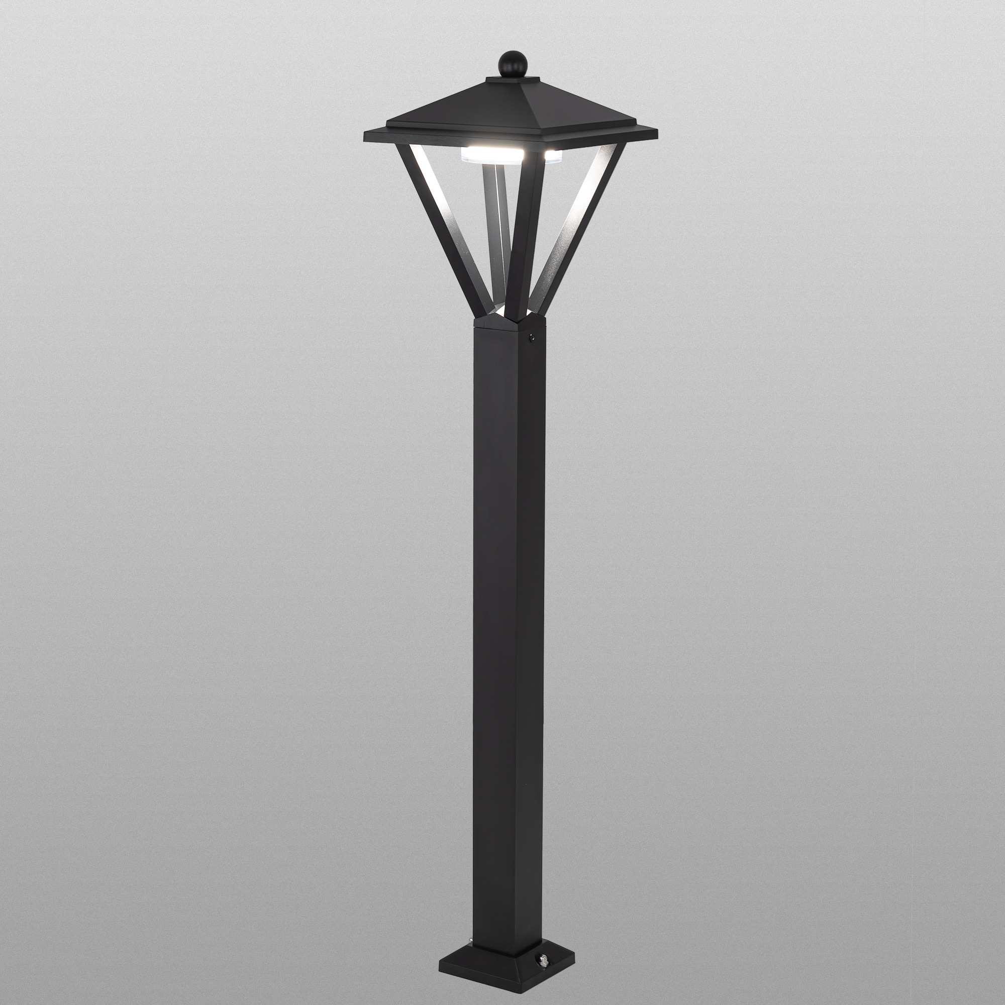 Citilux GENOX CLU12B LED Уличный парковый светильник Чёрный арт. 89764