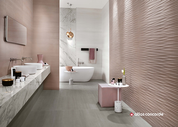 MEK Medium Mosaico Chevron Wall