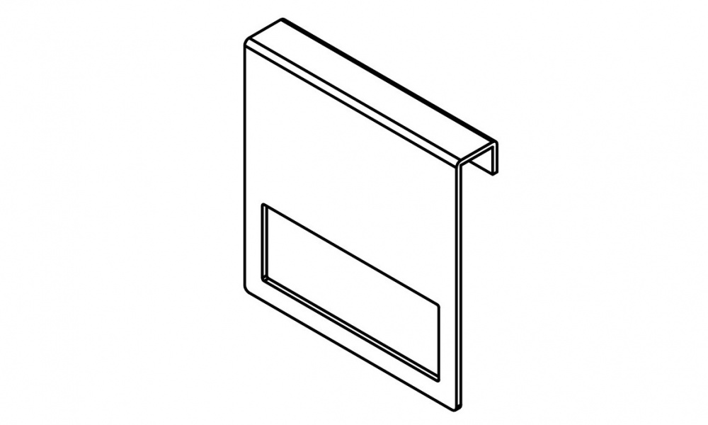 GAMADECOR Держатель для полотенец, монтаж на планку, 24x24x3,6 см, Metal