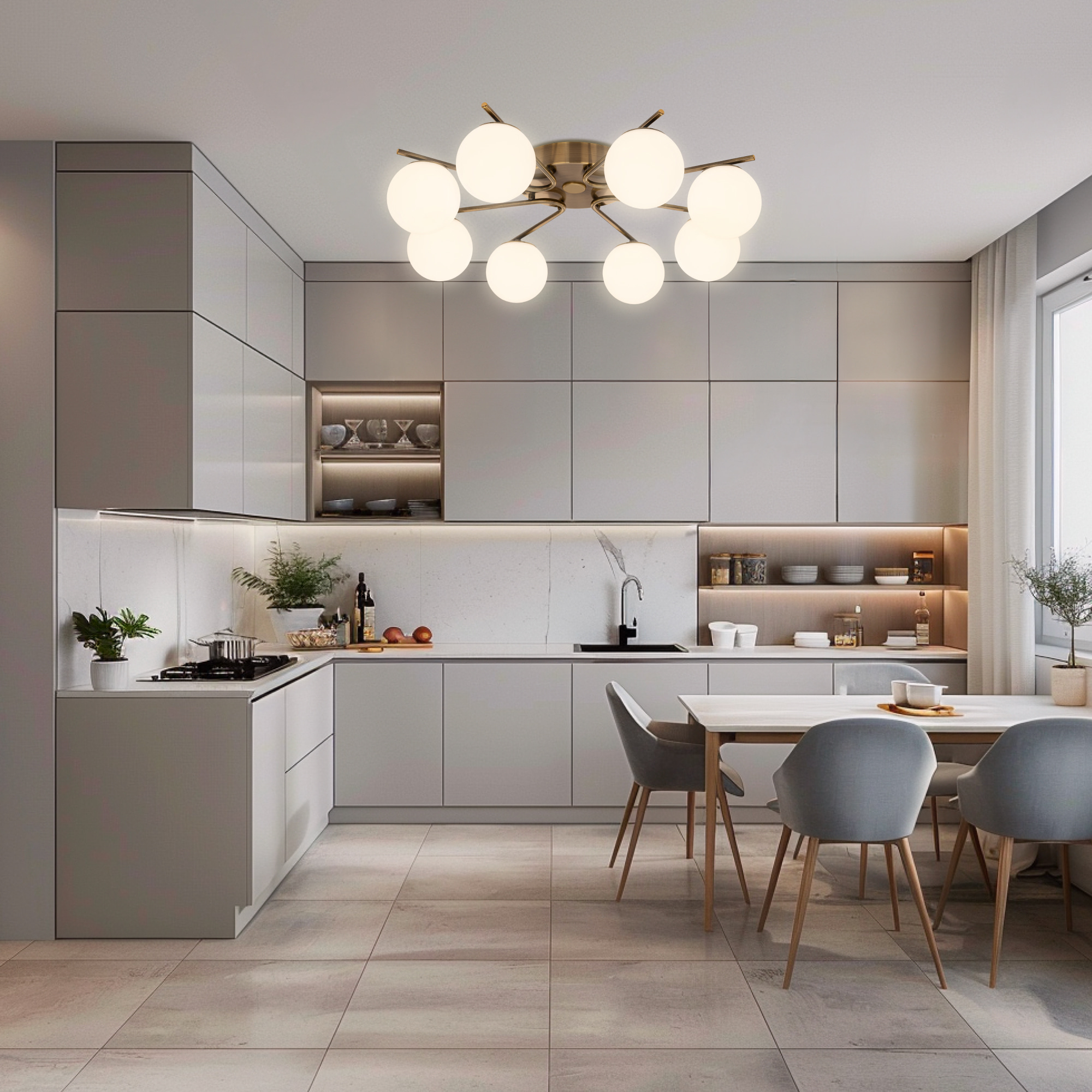 Citilux Адам Смарт CL228A183 LED Умная люстра Бронза арт. 89380