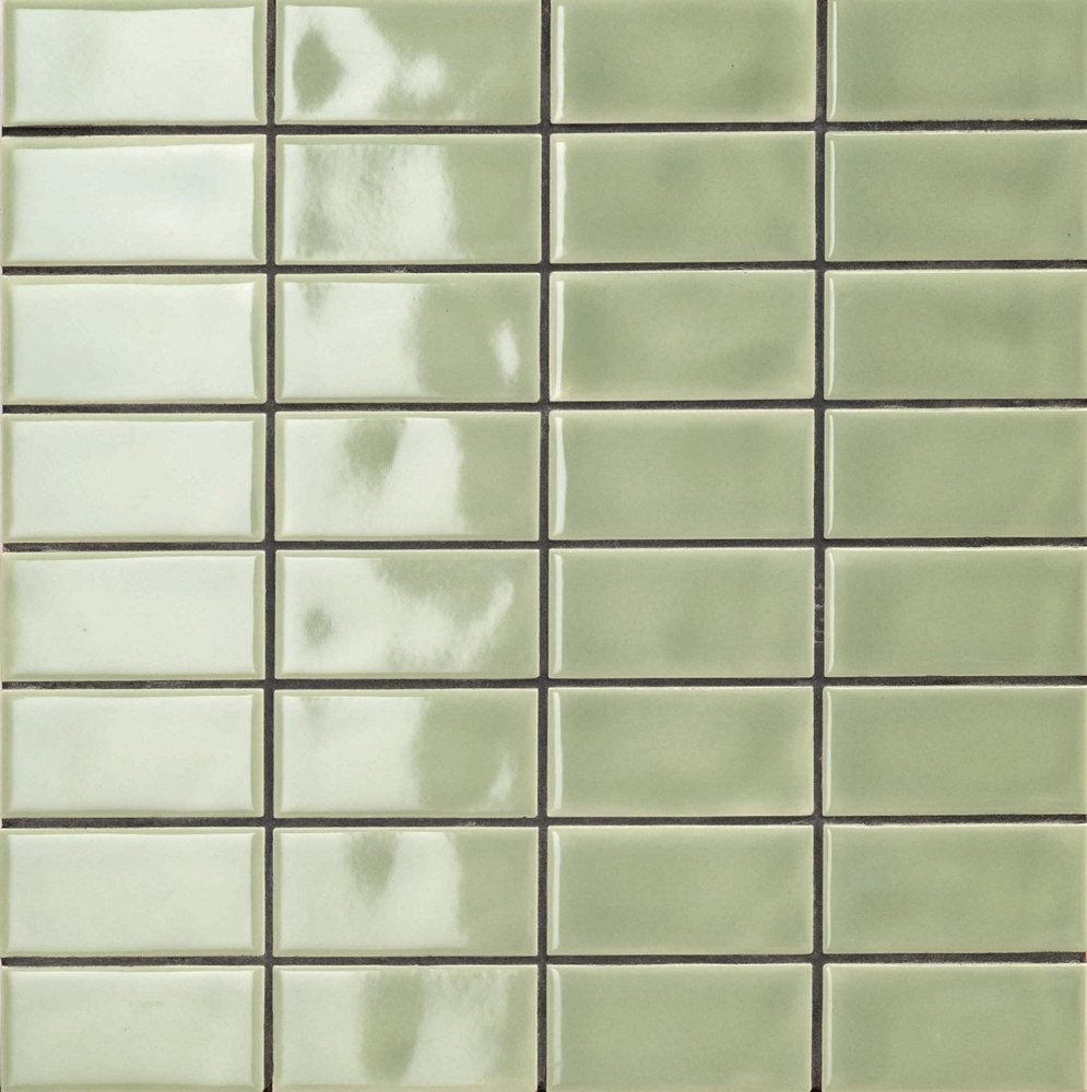 MUTINA DIN LIGHT GREEN GLOSSY 30.2х30.2 (3.6x7.4)