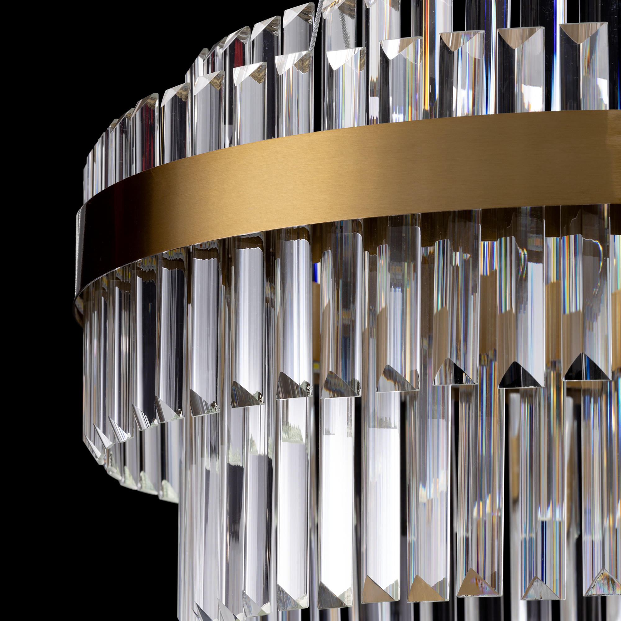 Citilux Sheldon CL339163 LED Люстра хрустальная с пультом Бронза арт. 89346