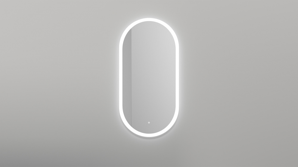Salini ARMONIA Зеркало овальное, 450хH900 мм с двойной LED подсветкой 3в1 3000-6000К