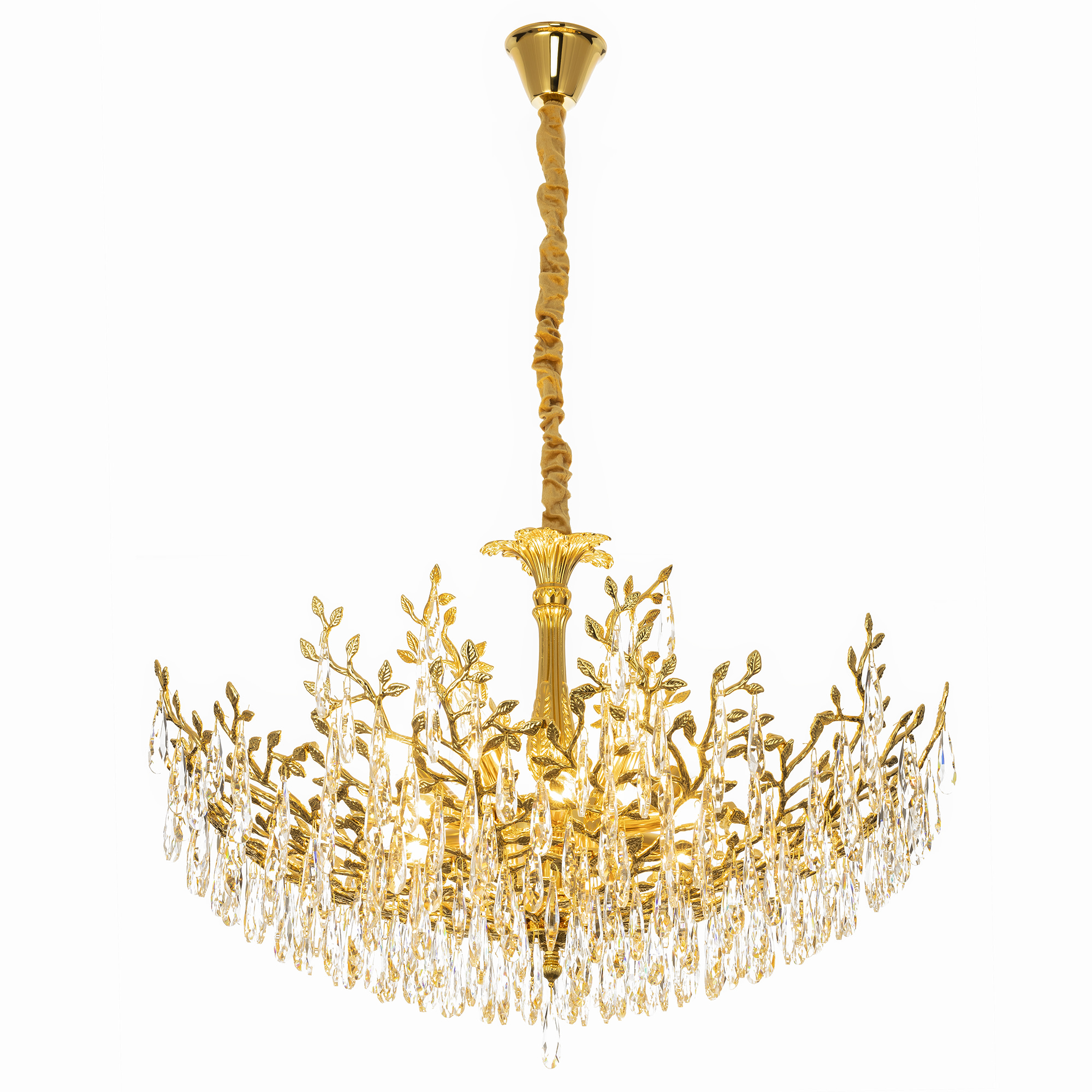 Citilux RITZ CL310122 Люстра хрустальная подвесная Золото арт. 89481