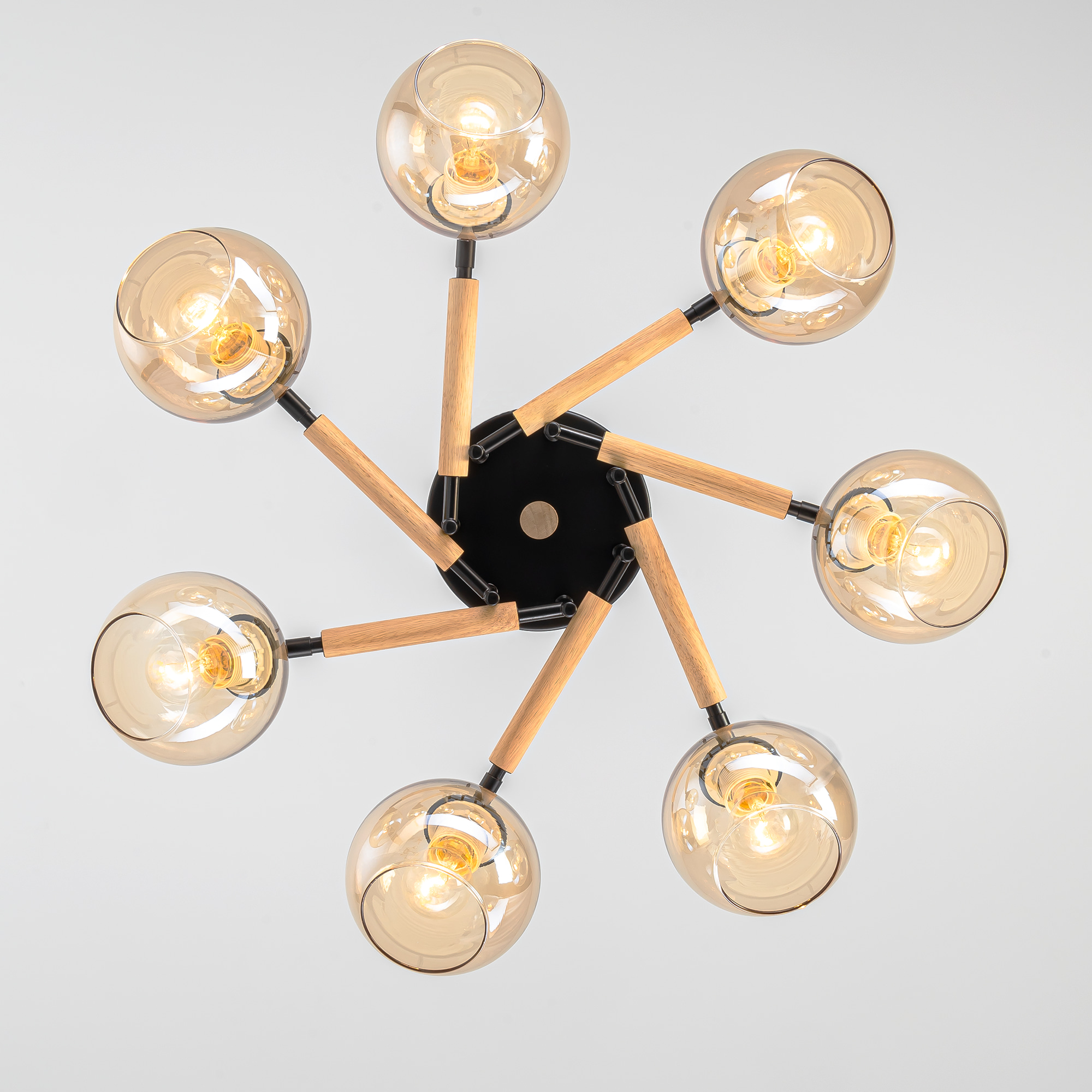 Citilux TIKA CL133171 Люстра поворотная Чёрная арт. 89444