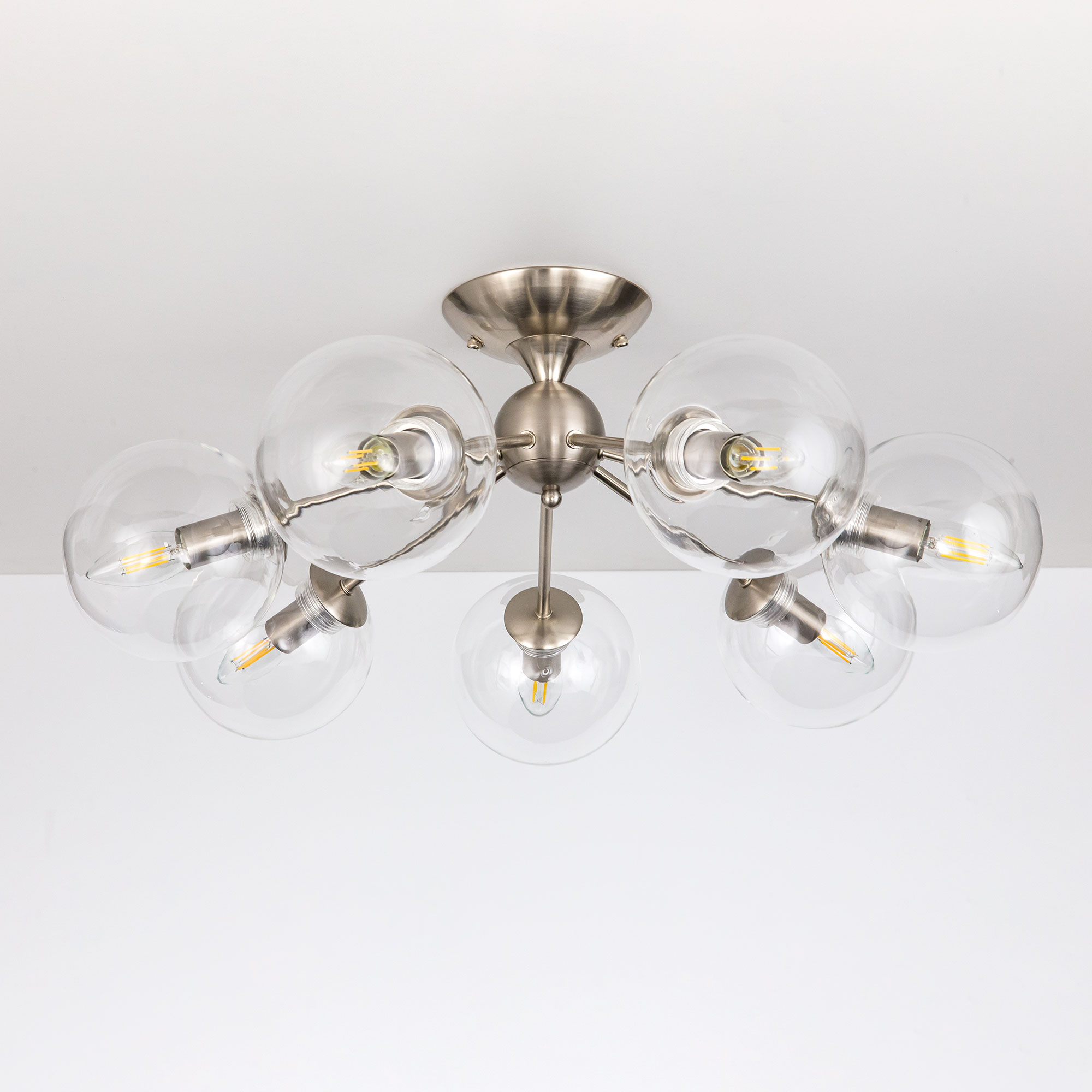 Citilux Томми CL102171 Люстра потолочная Матовый Хром арт. 88514