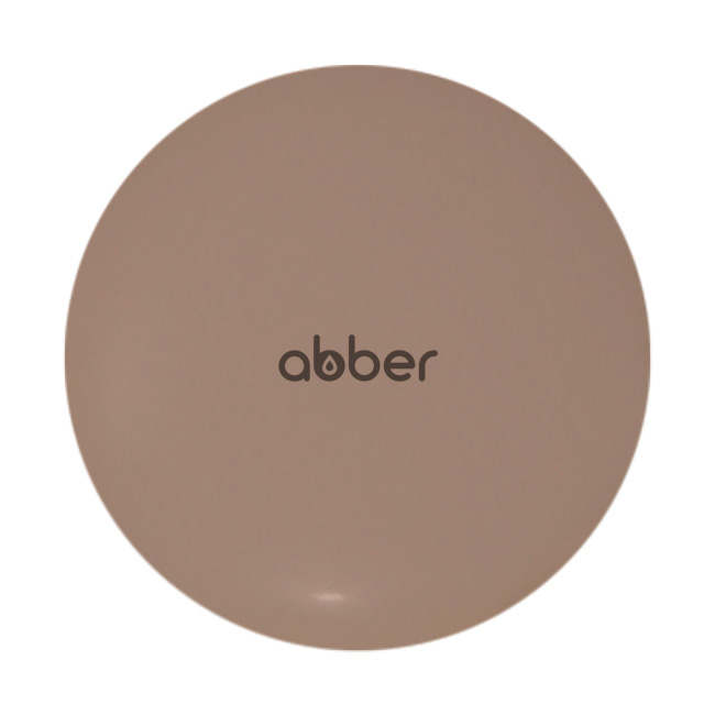 Накладка на слив для раковины ABBER AC0014MBB бежевая матовая, керамика арт. 62025