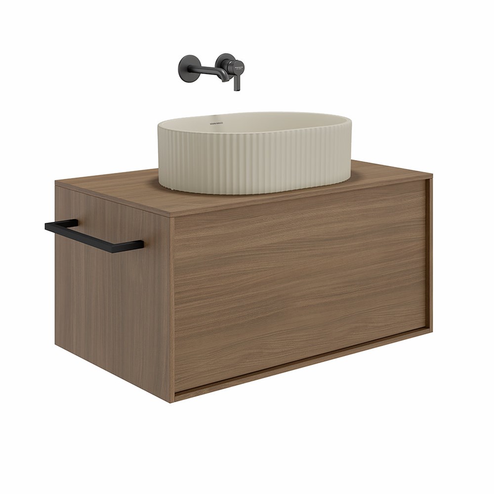 VE.wb.50/SAN Раковина ARTBASIN Vento/АртБейзин Венто накладная 50, песочная матовая арт. 117469