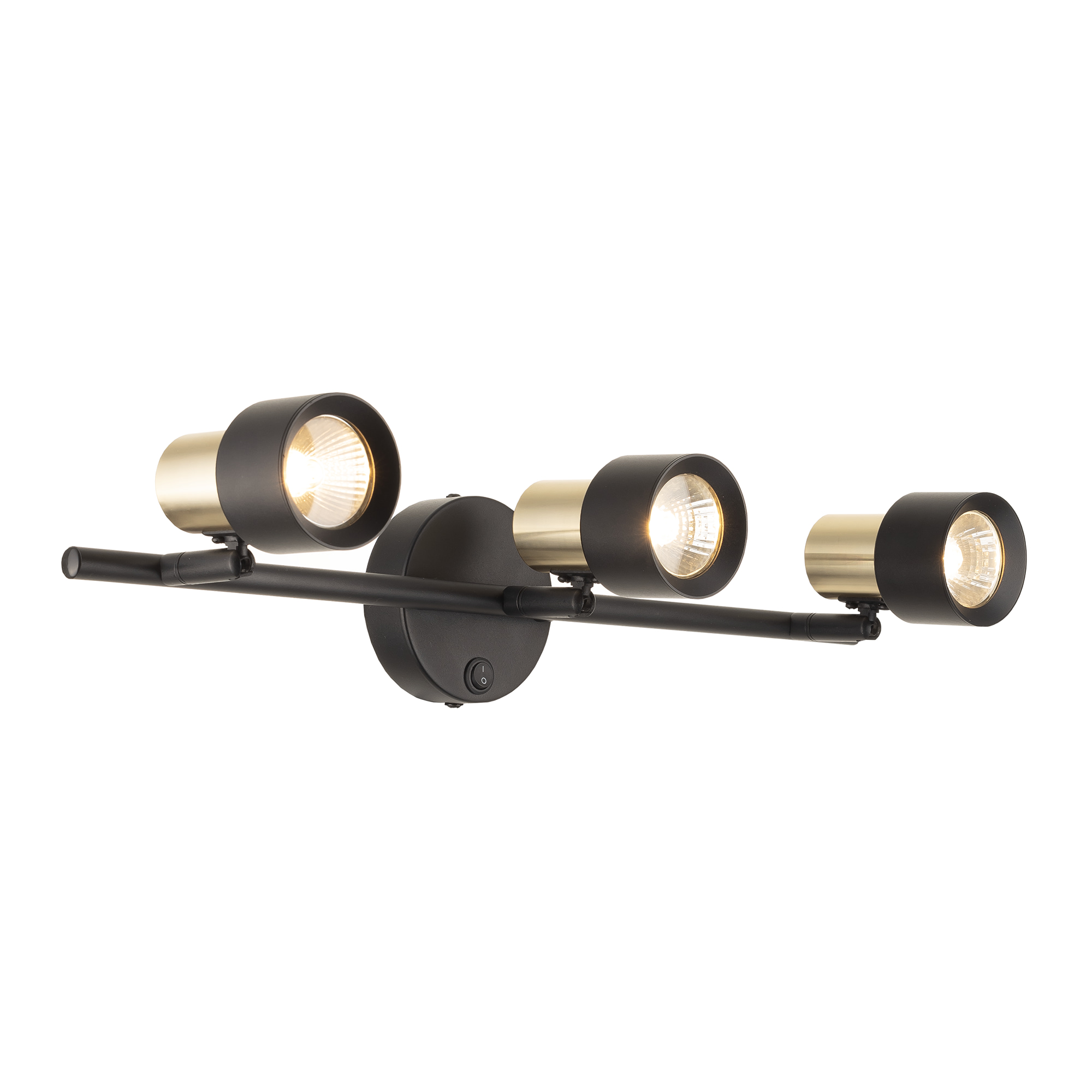 Citilux SAT CL505631 Спот поворотный с выключателем Чёрный+Золото арт. 89272