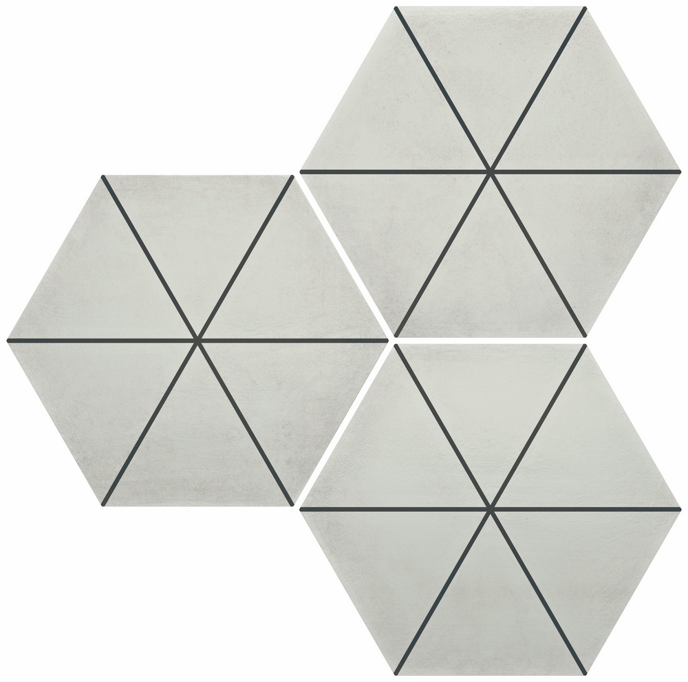 DURSTONE SIX Cementine Керамогранит Capri Talc 23x27 глазурованный матовый