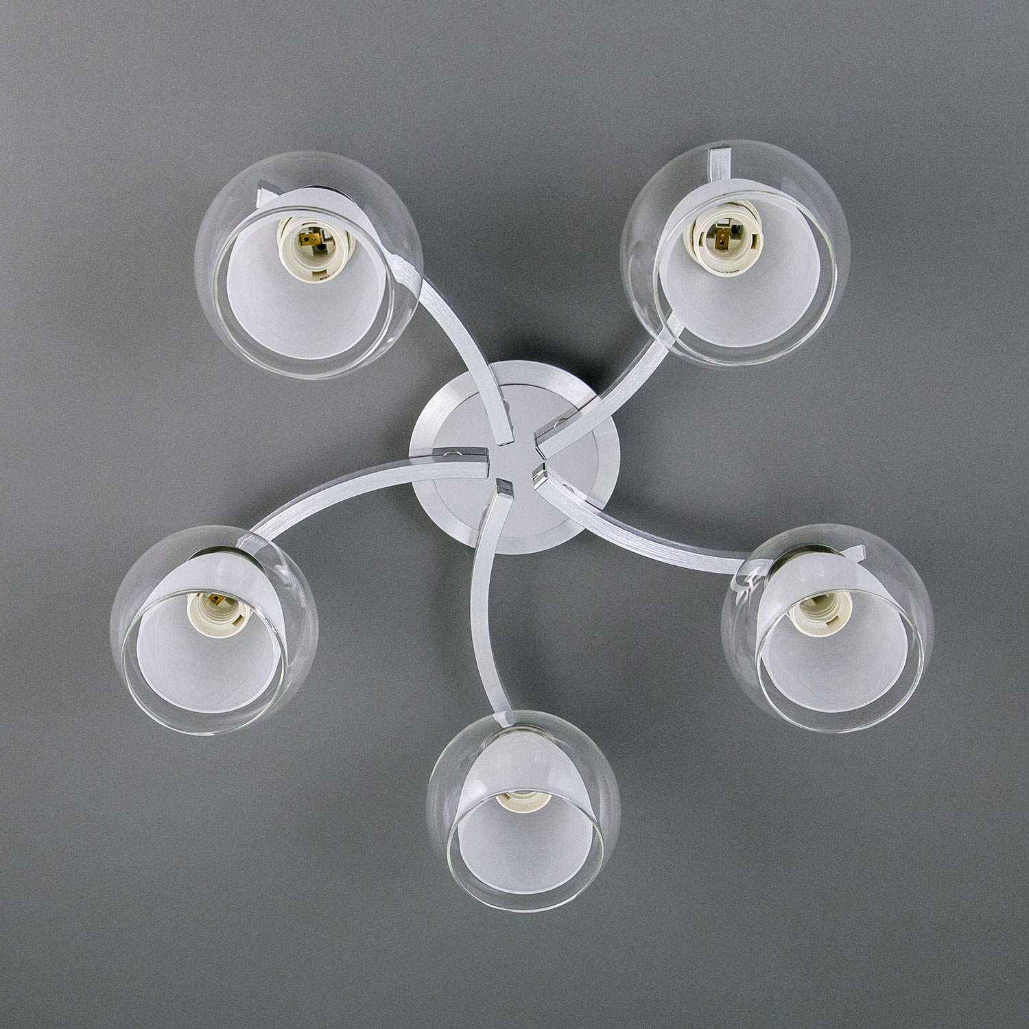 Citilux Кристи CL152157 Люстра потолочная Алюминий Хром арт. 88429