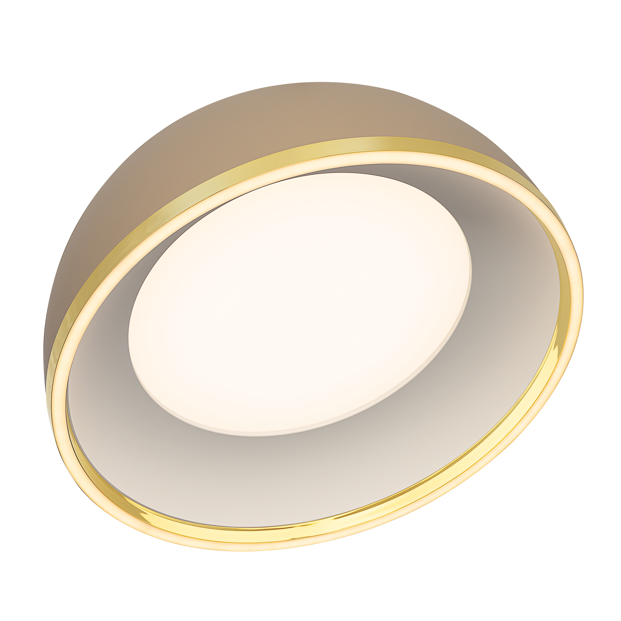 Citilux FLOOM CL736152 Светильник потолочный с пультом Бежевый+Золото арт. 89795