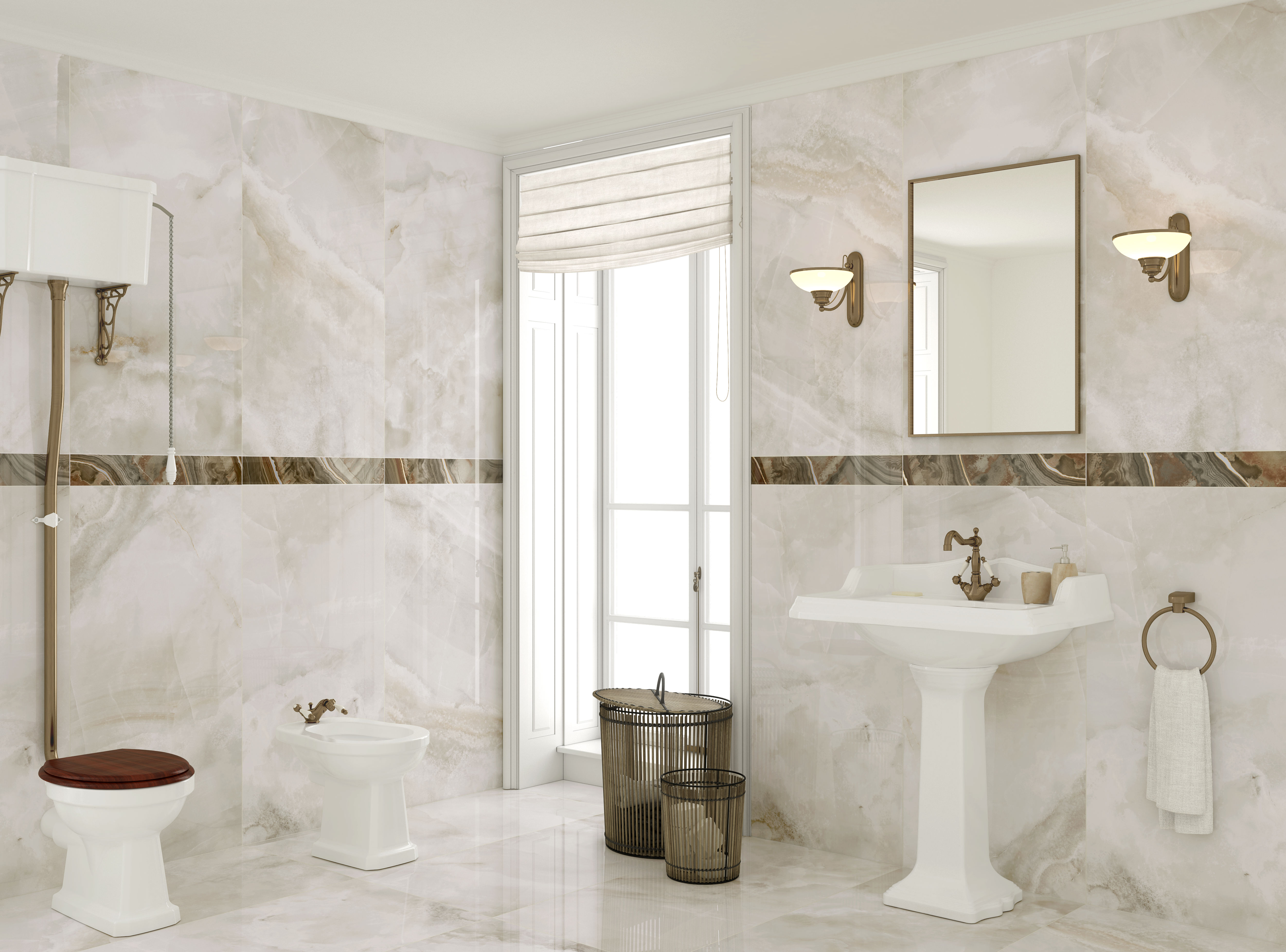 Плитка Pamesa Cr.Sardonyx Cream 60x120 Leviglass (1,44 кв.м.)
