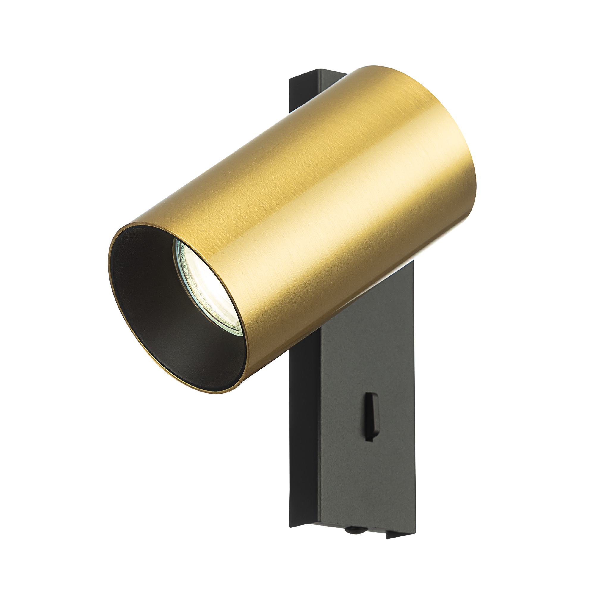 Citilux AXEL CL512512 Спот поворотный с выключателем Латунь арт. 89804