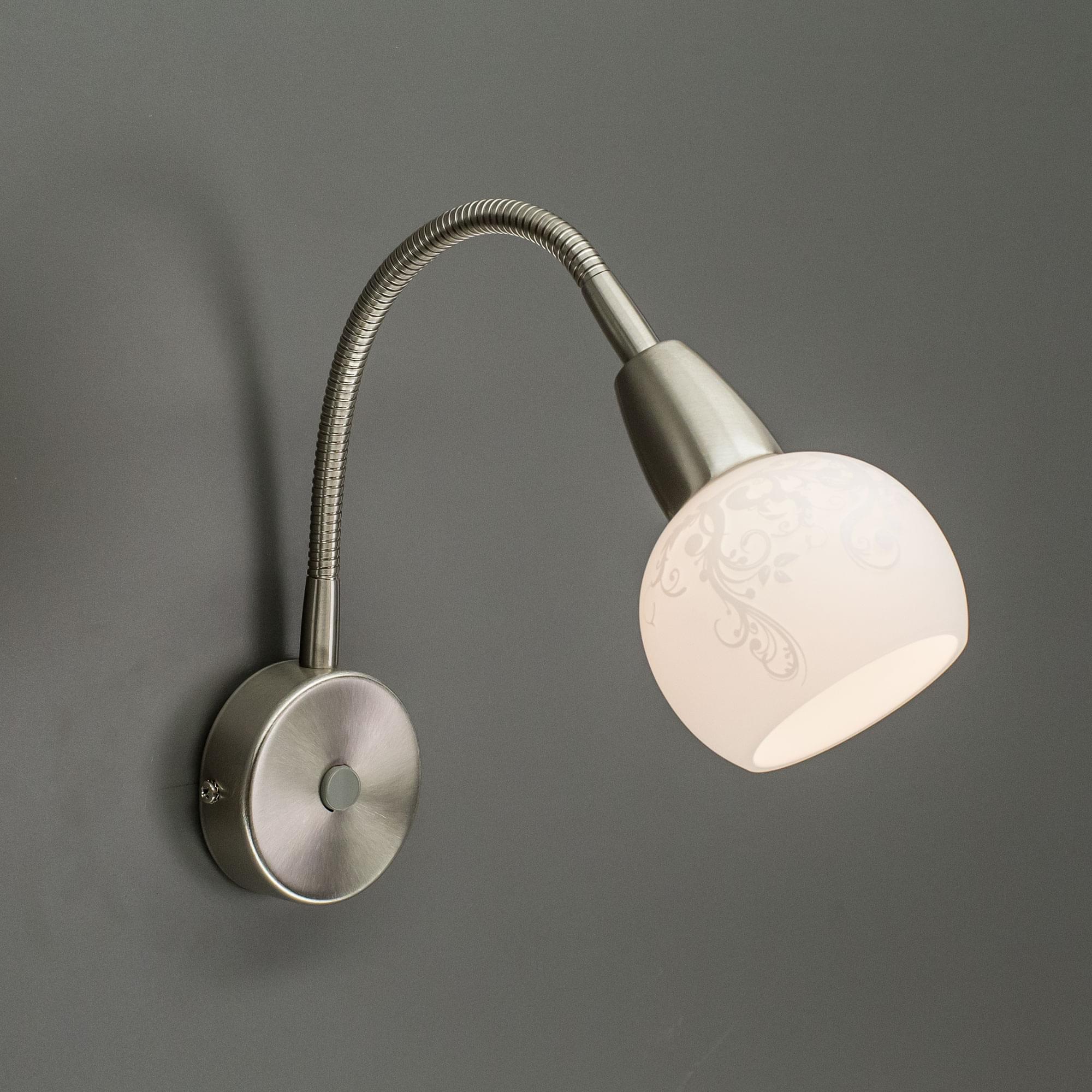 Citilux Соната CL520311 Спот гибкий с выключателем Матовый Хром арт. 88093