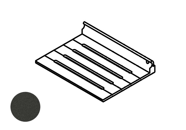 GAMADECOR SMILE JABONERA Мыльница для установки на профиль 15x2,5x13 см, Sable
