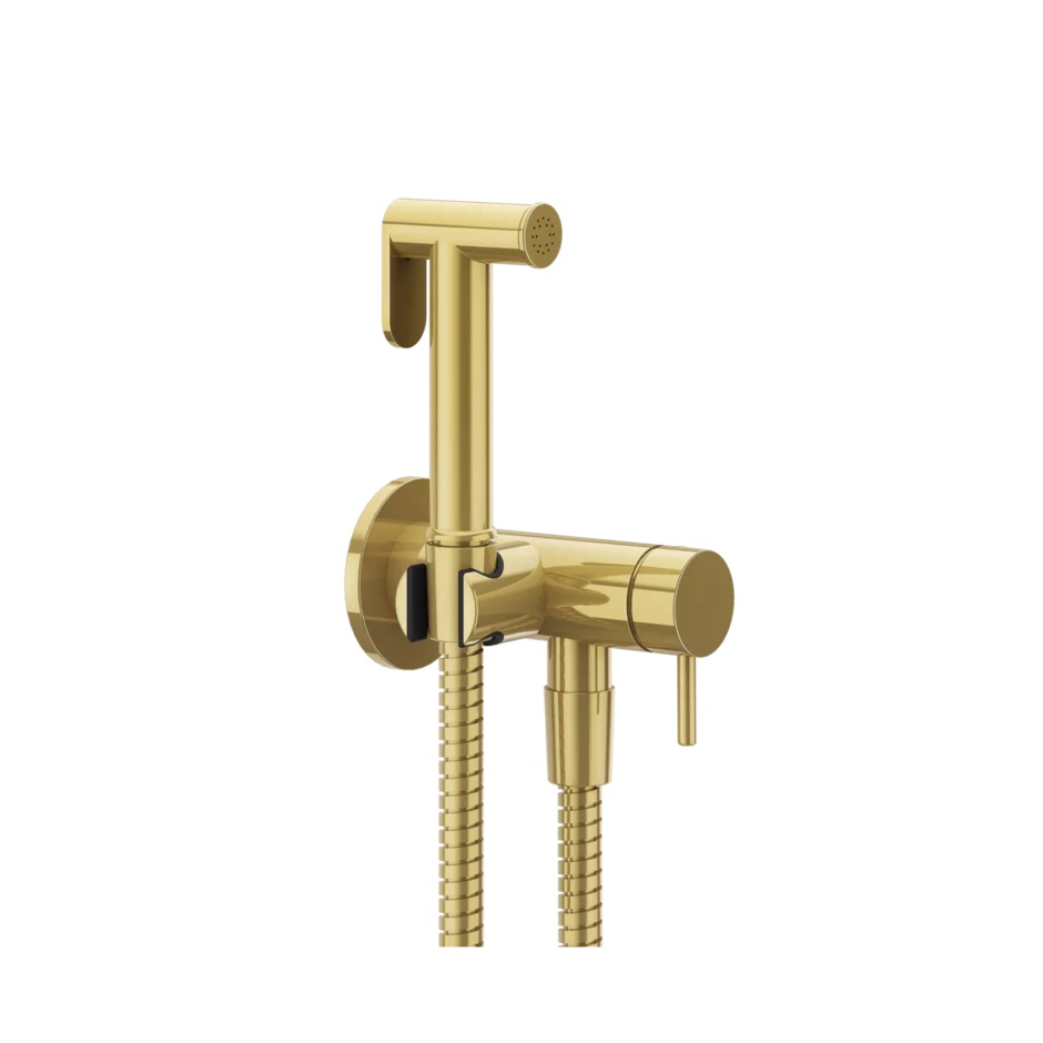 GESSI INVERSO Гигиенический душ со смесителем, 246 Gold PVD арт. 39930