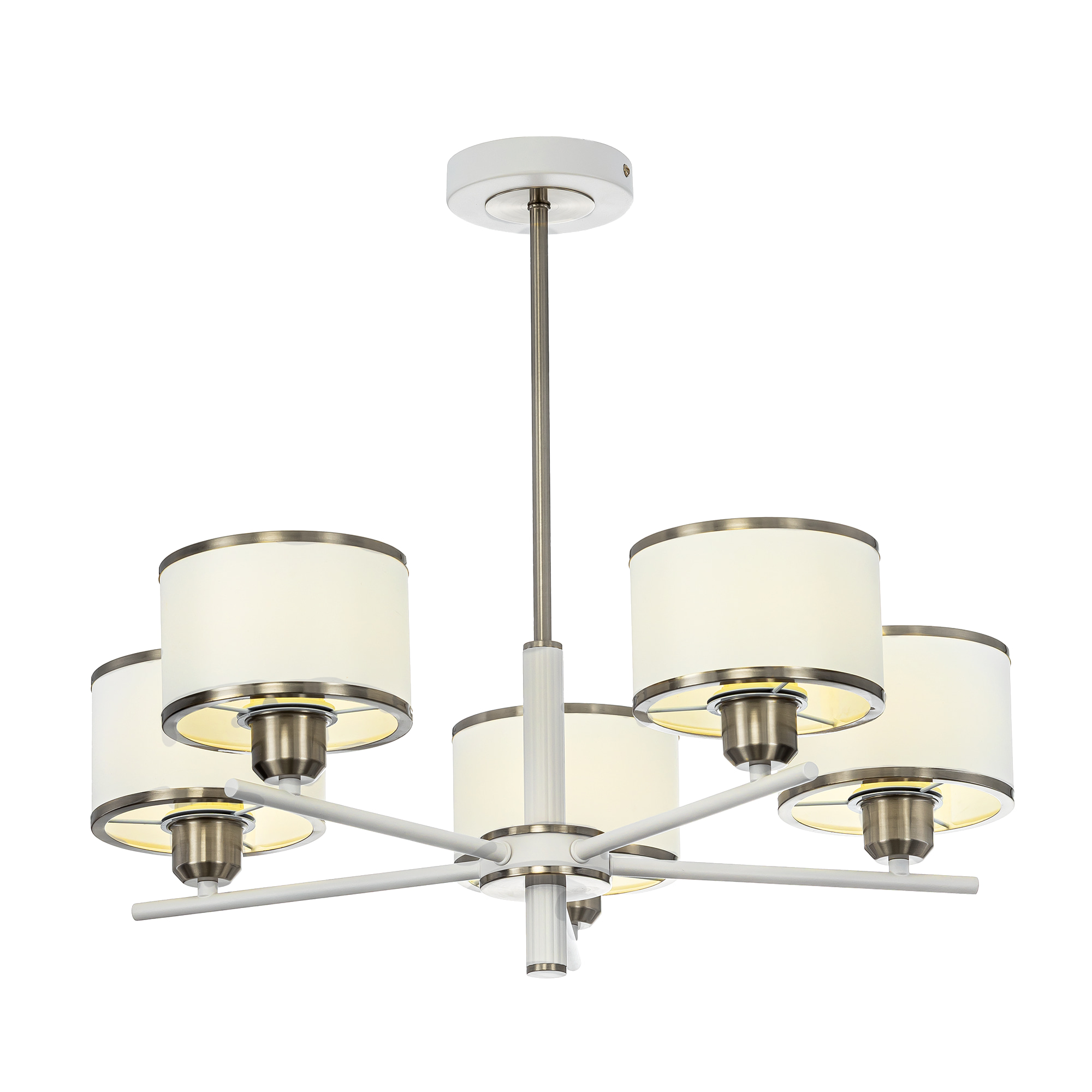 Citilux ALTON CL421252 Люстра на штанге с абажурами Белая арт. 89529