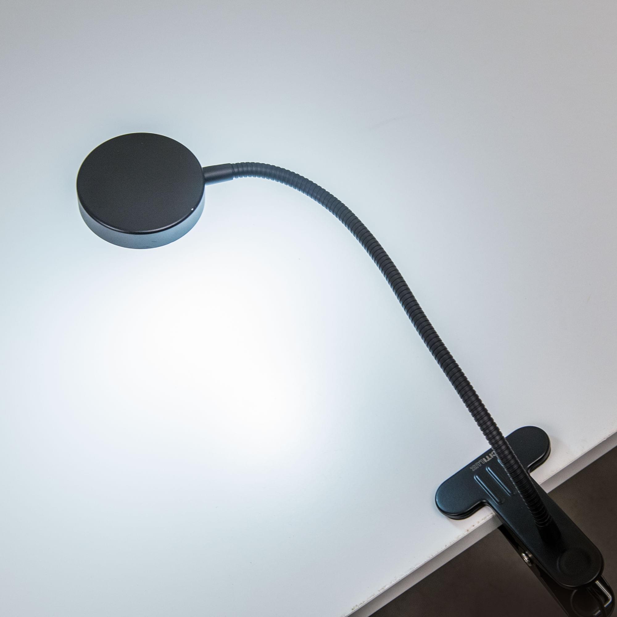 Citilux Ньютон CL803071N LED Лампа на прищепке с диммером Чёрная арт. 88060
