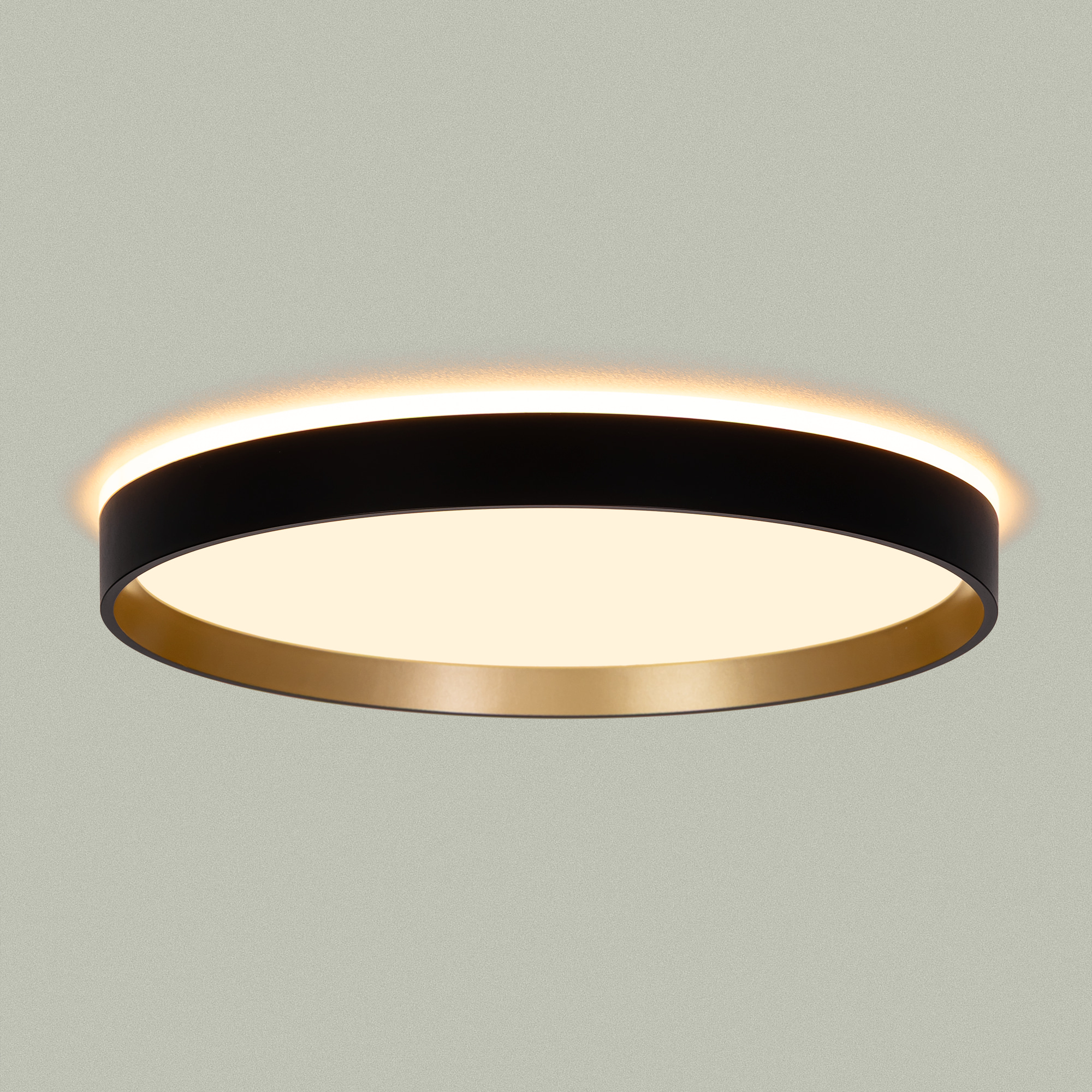 Citilux ETALON CL750321R LED RGB Светильник с пультом Чёрный+Золото арт. 89574