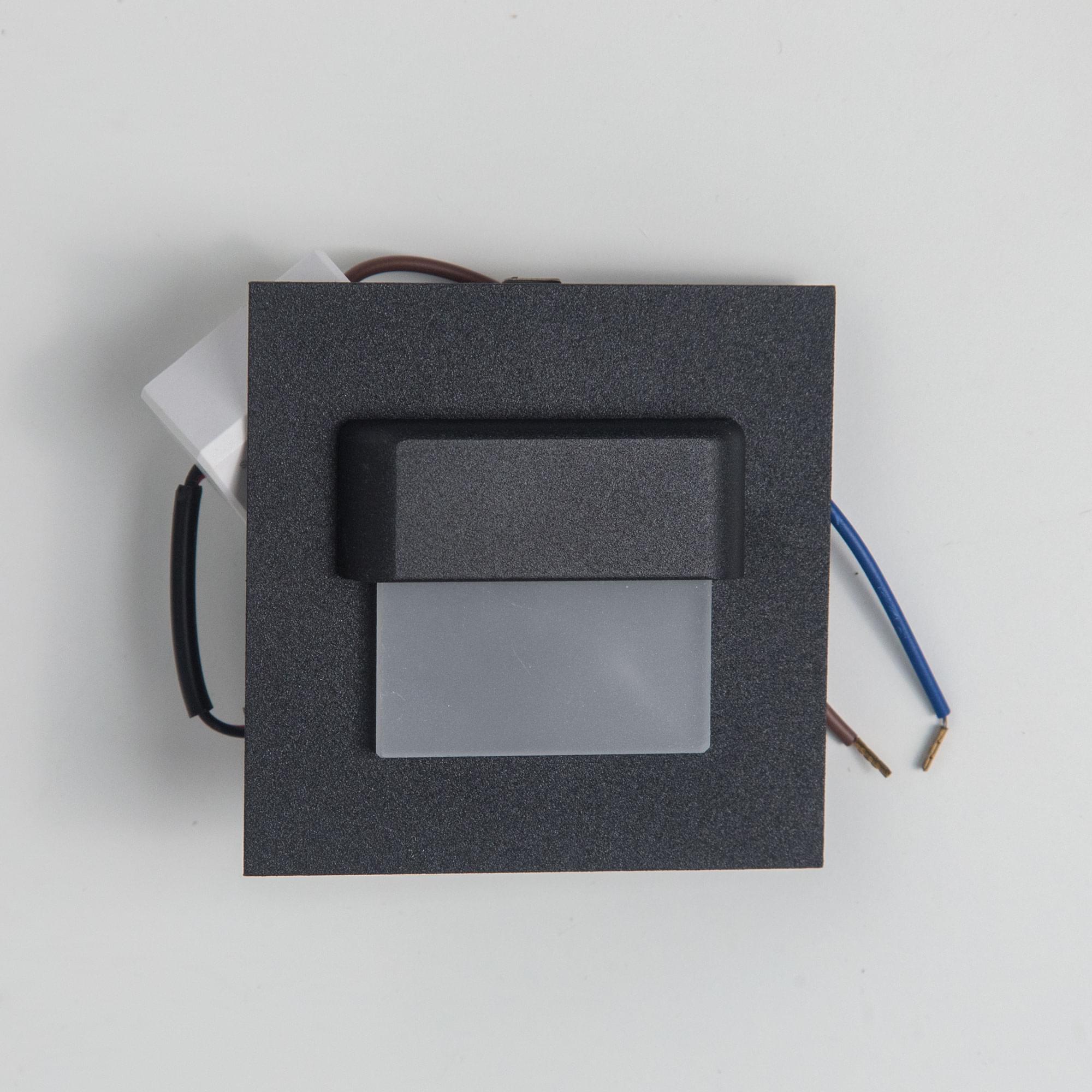 Citilux Скалли CLD006K5 LED Встраиваемый светильник лестничный Чёрный арт. 88195