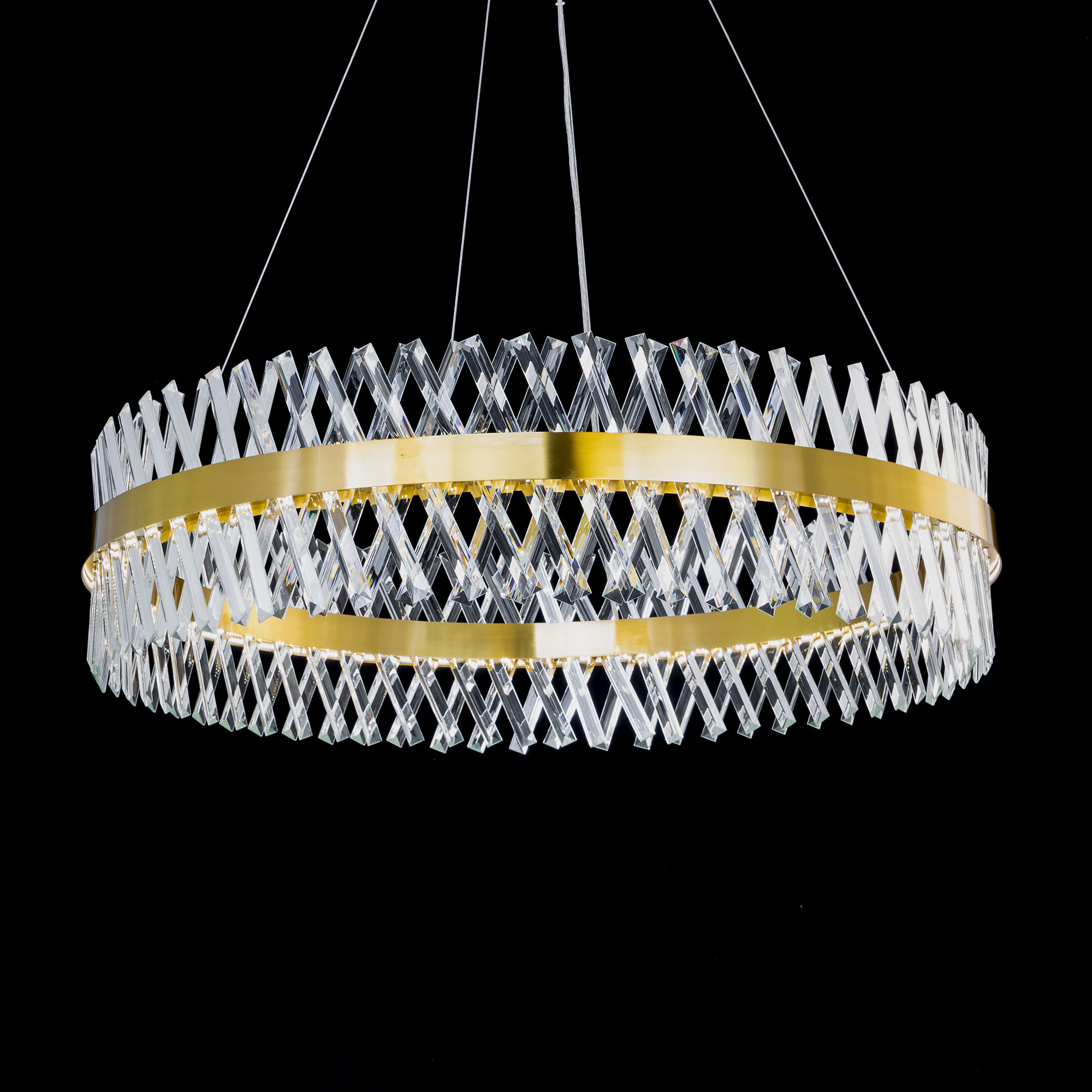 Citilux Ричард CL336103 LED Люстра хрустальная с пультом Бронза арт. 88882
