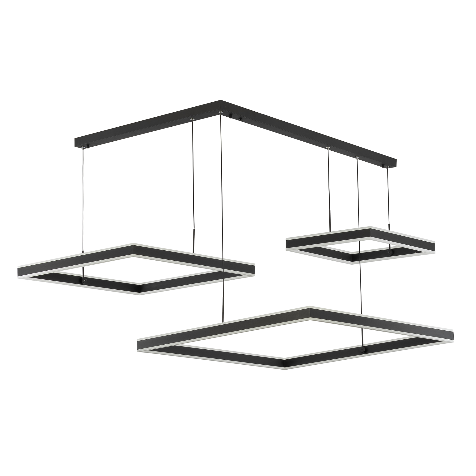 Citilux Дуэт CL719K311 LED Люстра подвесная с пультом Чёрная арт. 89051