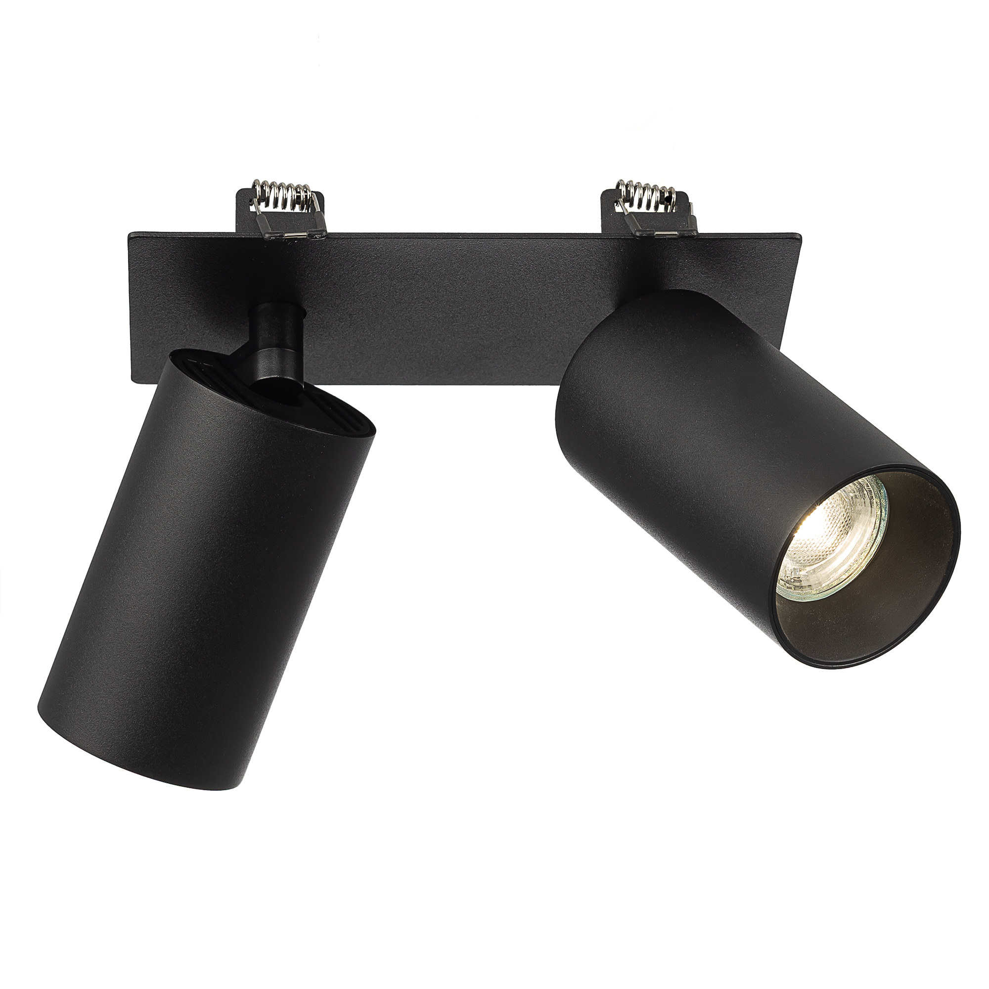 Citilux AXEL CL512D21 Спот поворотный встраиваемый двойной Чёрный арт. 89821
