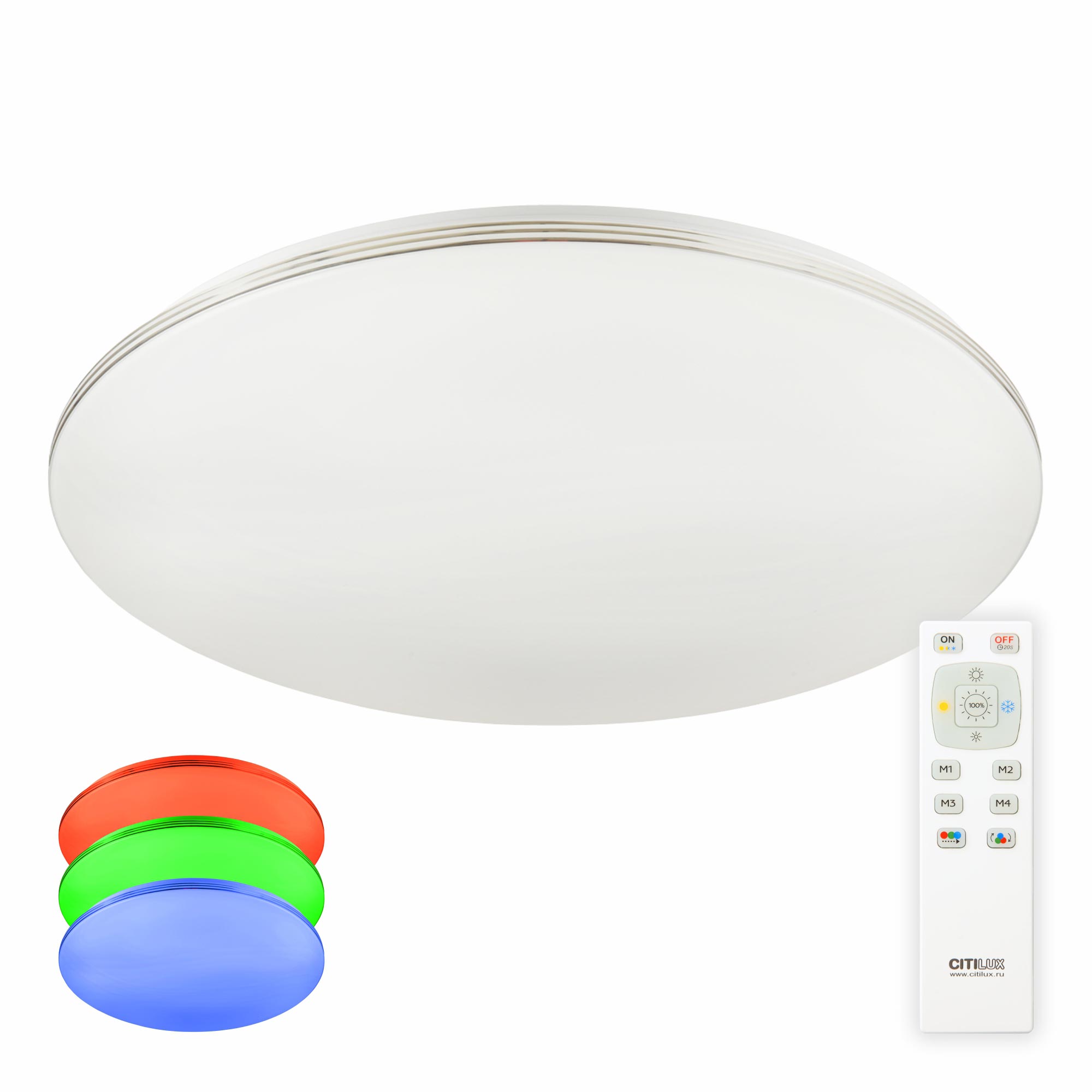 Citilux Симпла CL714900G RGB Люстра светодиодная с пультом арт. 126371