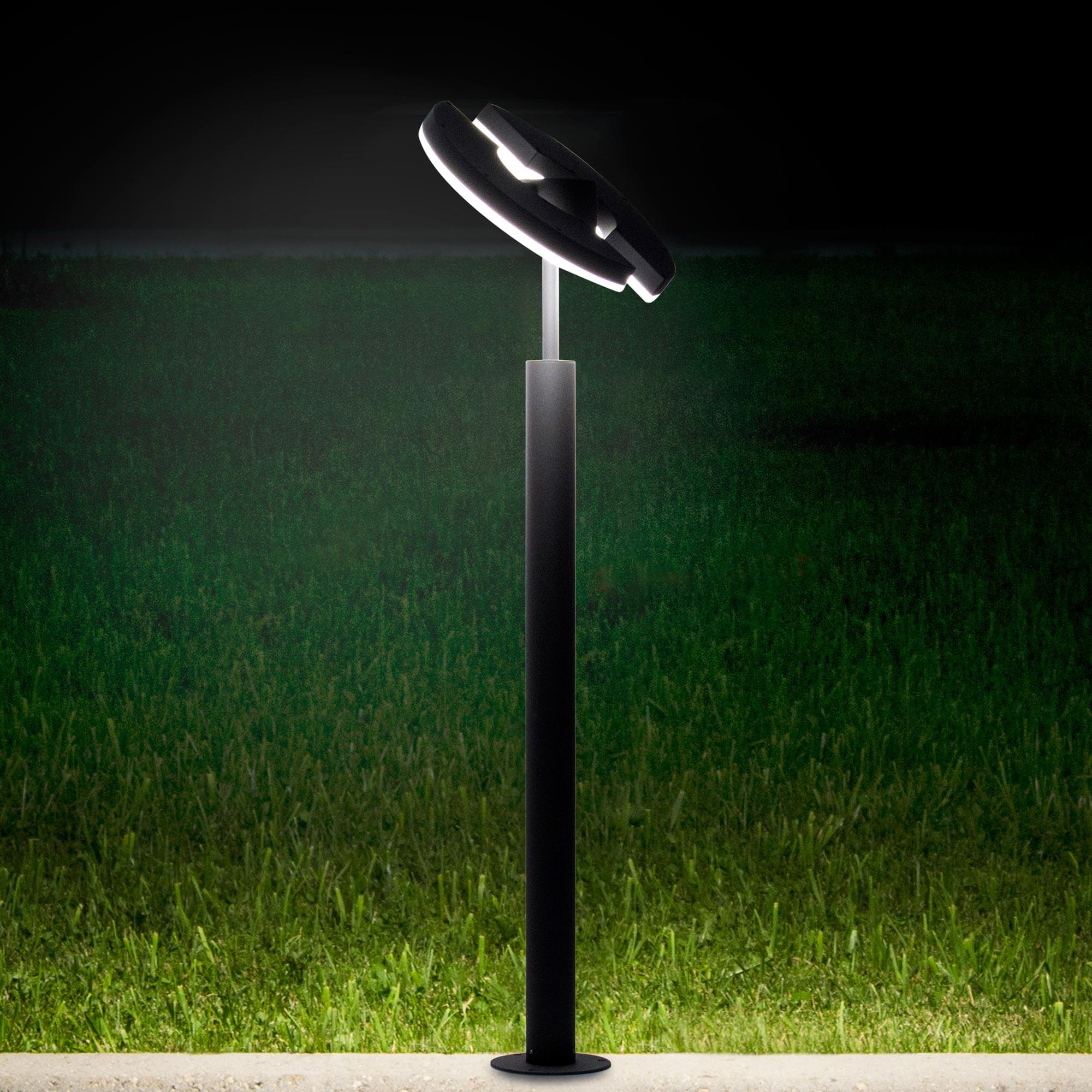 Citilux GARDA CLU03B2 LED Уличный парковый светильник поворотный Графит арт. 88108