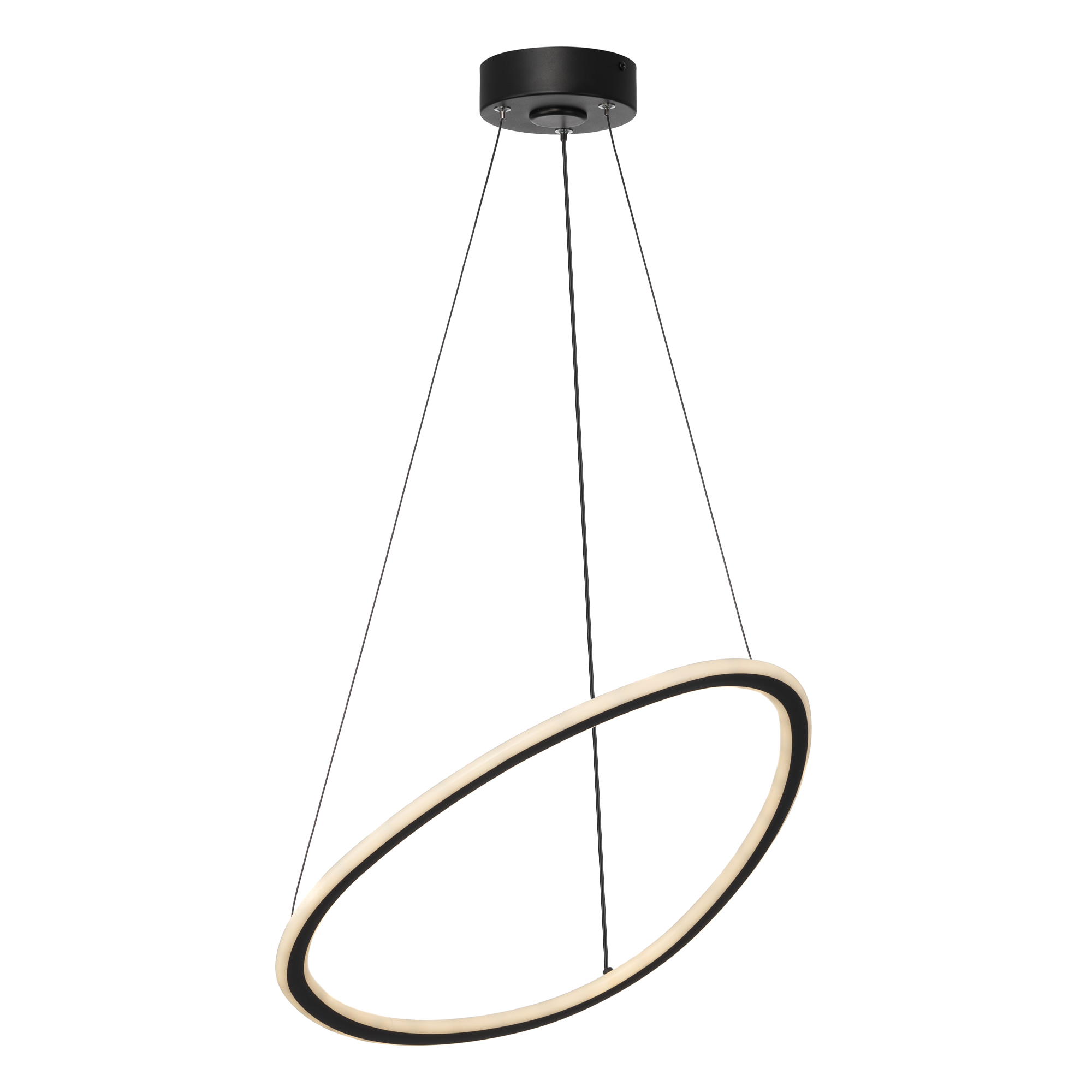 Citilux TRIO CL215B051 LED Люстра подвесная с пультом Чёрная арт. 89390