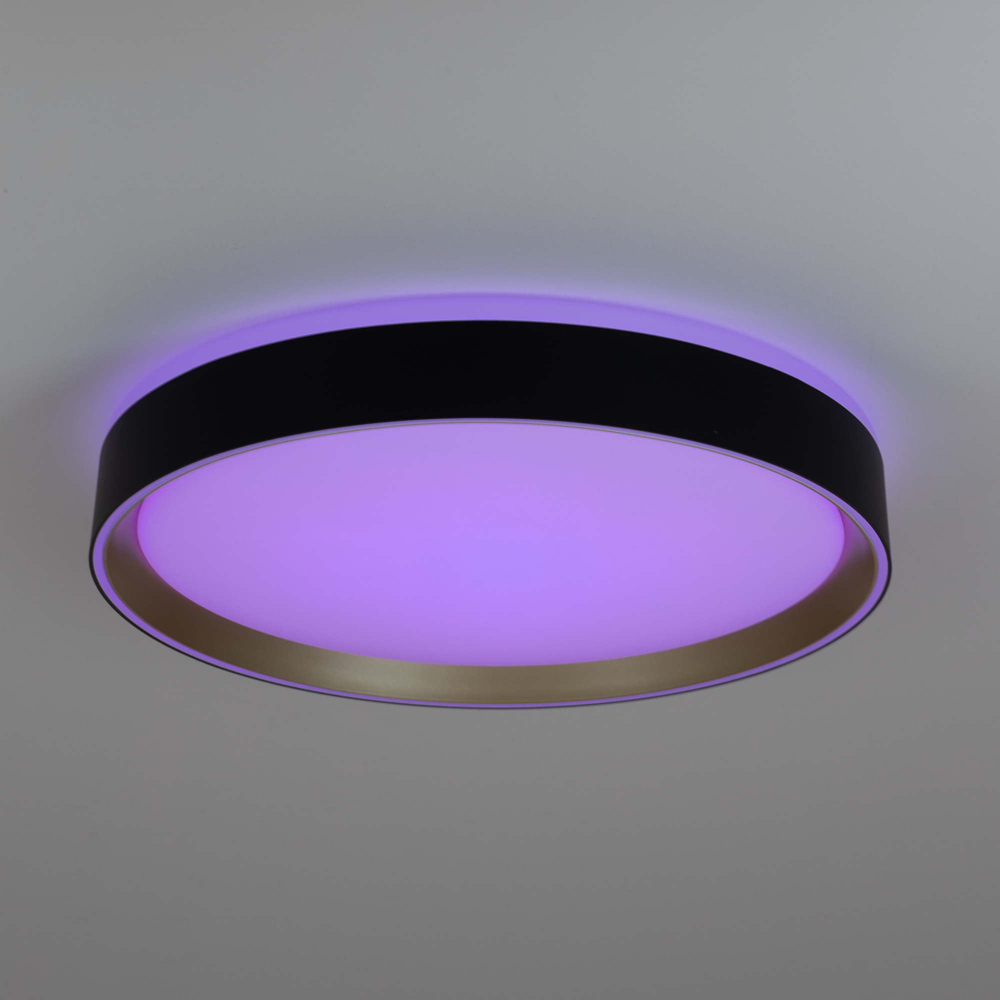 Citilux BOSS CL751351G LED RGB Светильник с пультом Чёрный с Золотом арт. 89177