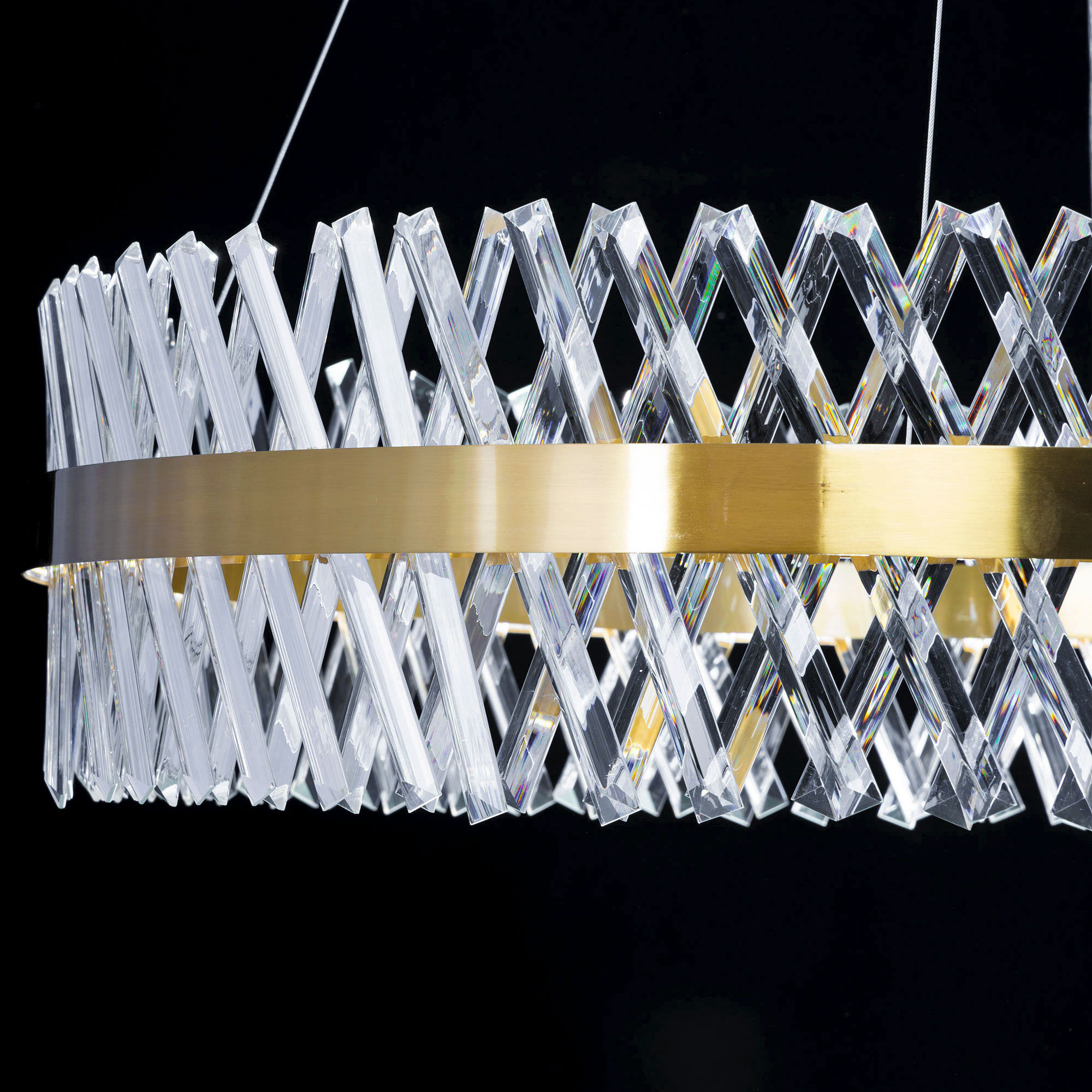 Citilux Ричард CL336103 LED Люстра хрустальная с пультом Бронза арт. 88882