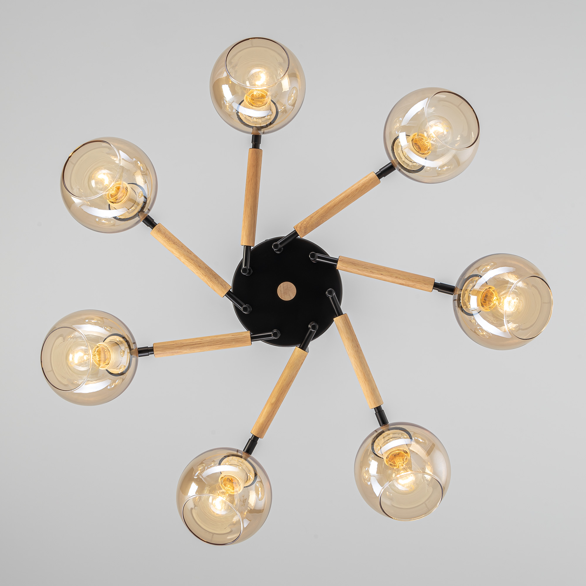 Citilux TIKA CL133171 Люстра поворотная Чёрная арт. 89444