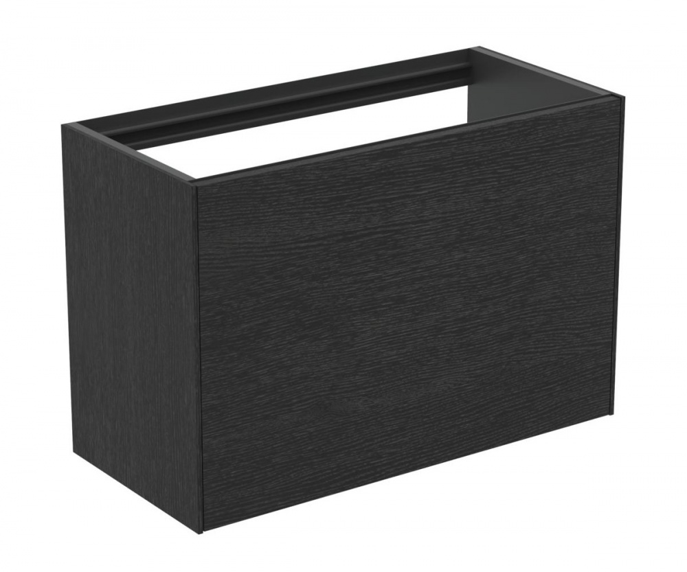 IS CONCA Тумба под раковину, подвесная 800x370x540 мм, БЕЗ верхней крышки, Smoked oak finish арт. 33216