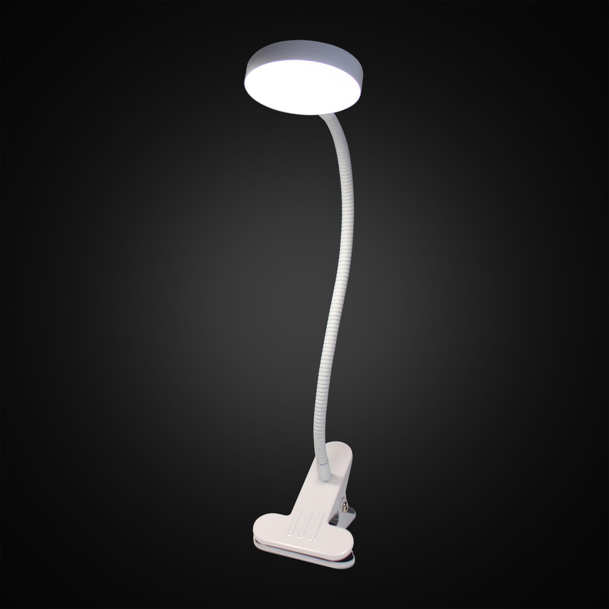 Citilux Ньютон CL803070N LED Лампа на прищепке с диммером Белая арт. 88185