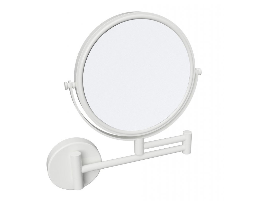 BEMETA WHITE Косметическое зеркало круглое, 3х, Ø190 мм, белый